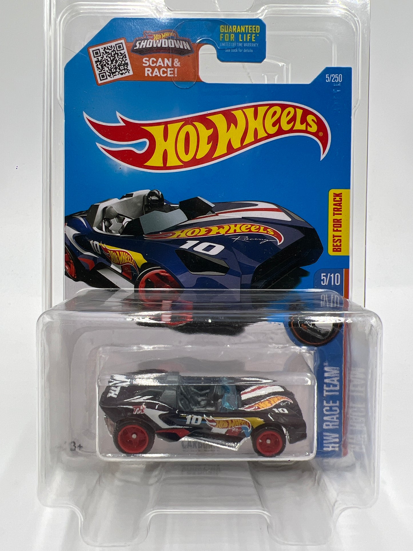 2016 Hot Wheels Super Treasure Hunt #5 Carbonic Blue W/Protector