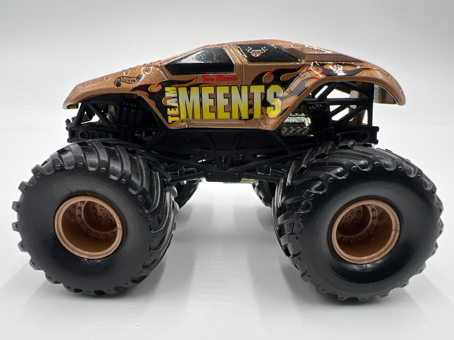 Hot Wheels 1:64 Monster Jam Small Wheel/Metal Base Team Meents Loose