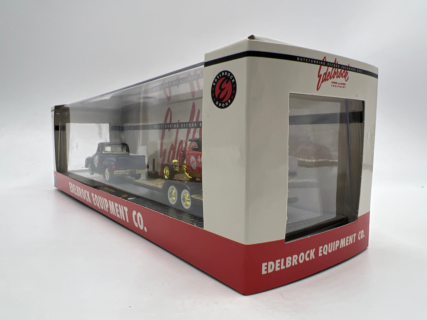 M2 Machines Auto Haulers CHASE Edelbrock 1956 Ford F-100 Truck & 1932 Ford Roadster R64