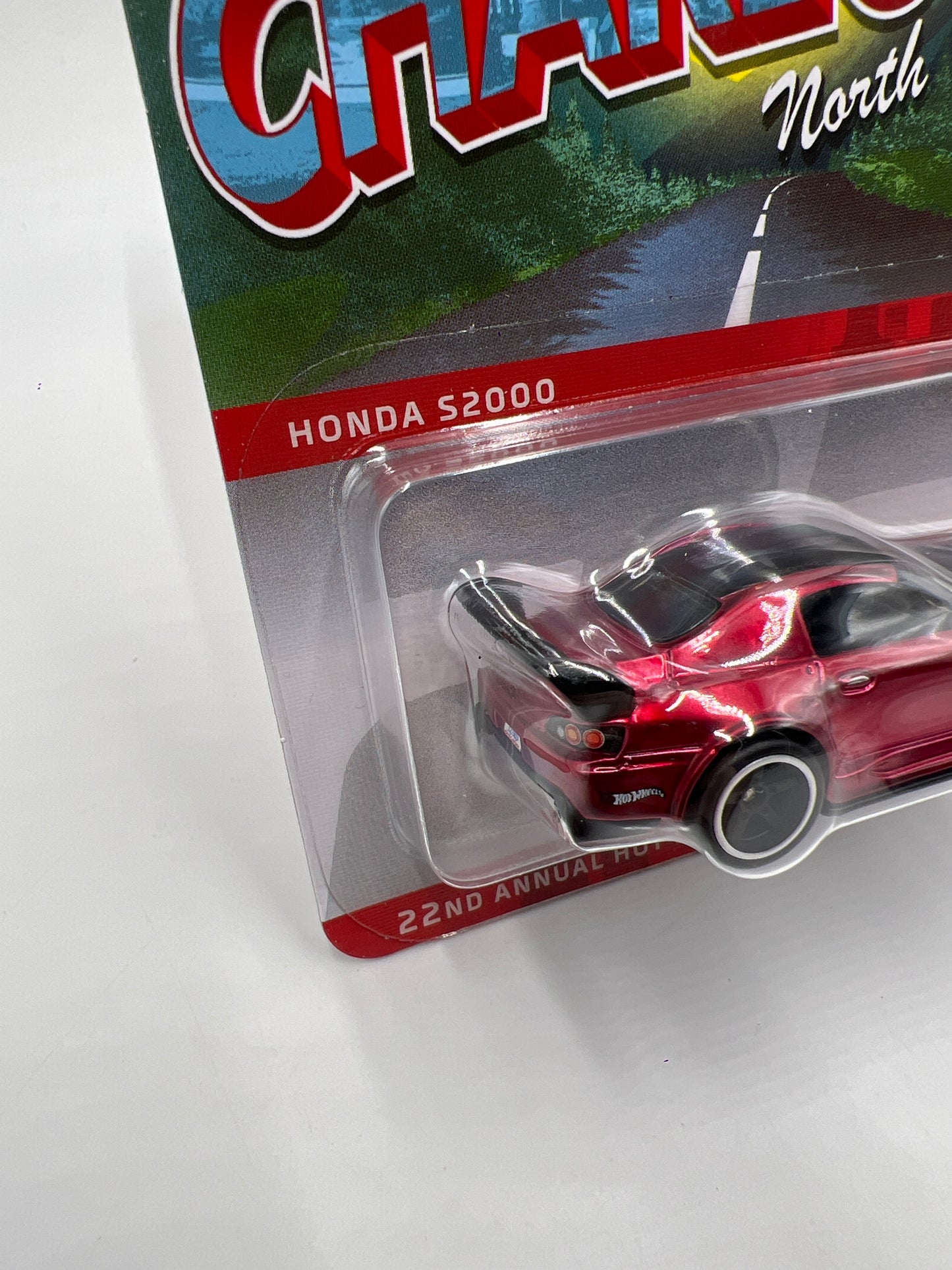 2022 Hot Wheels 22th Annual Collectors Nationals Charlotte 2085/6200 Honda S2000 Red W/Protector