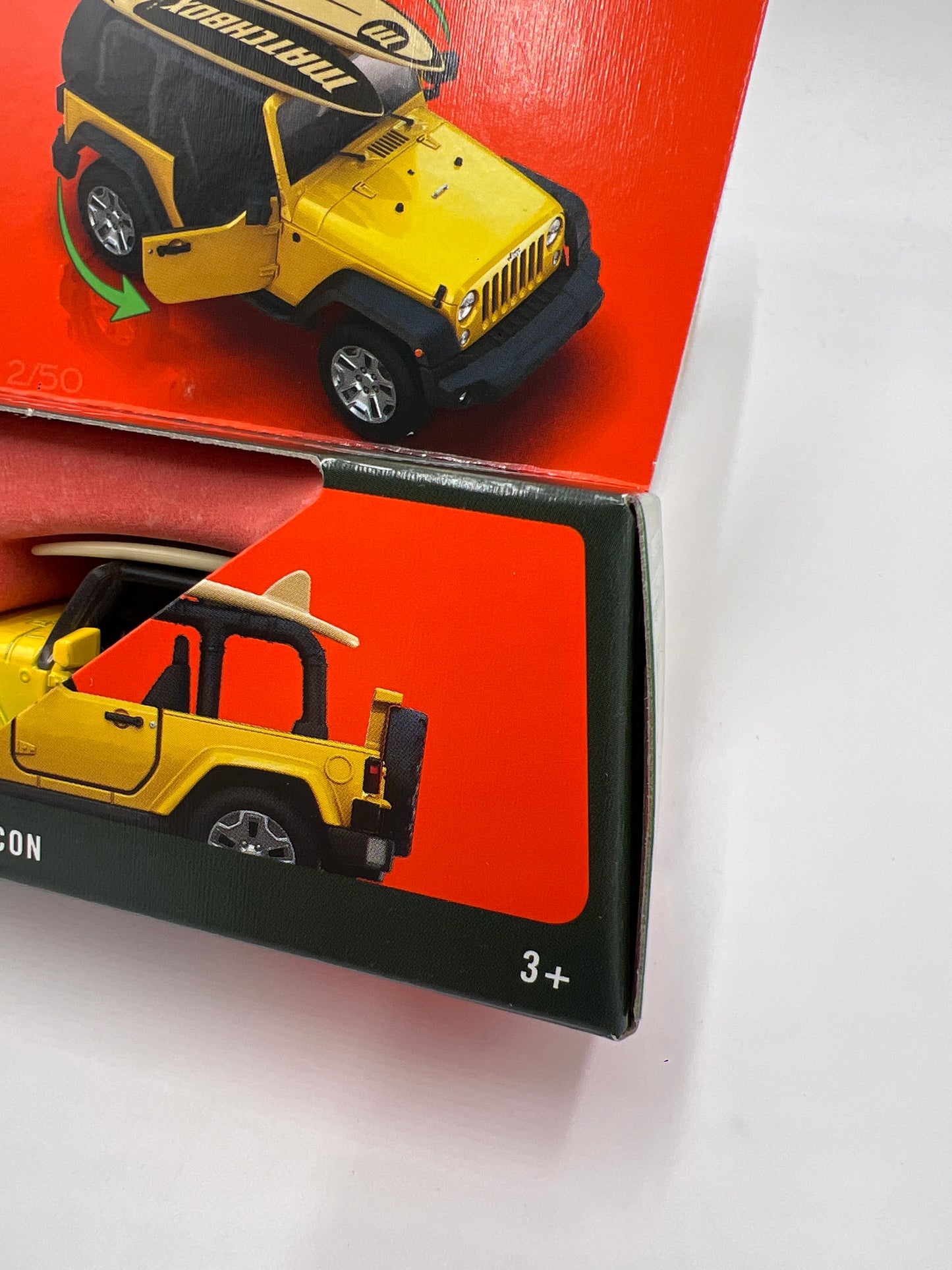2025 Matchbox Moving Parts #12 2016 Jeep Wrangler Rubicon Yellow 164F