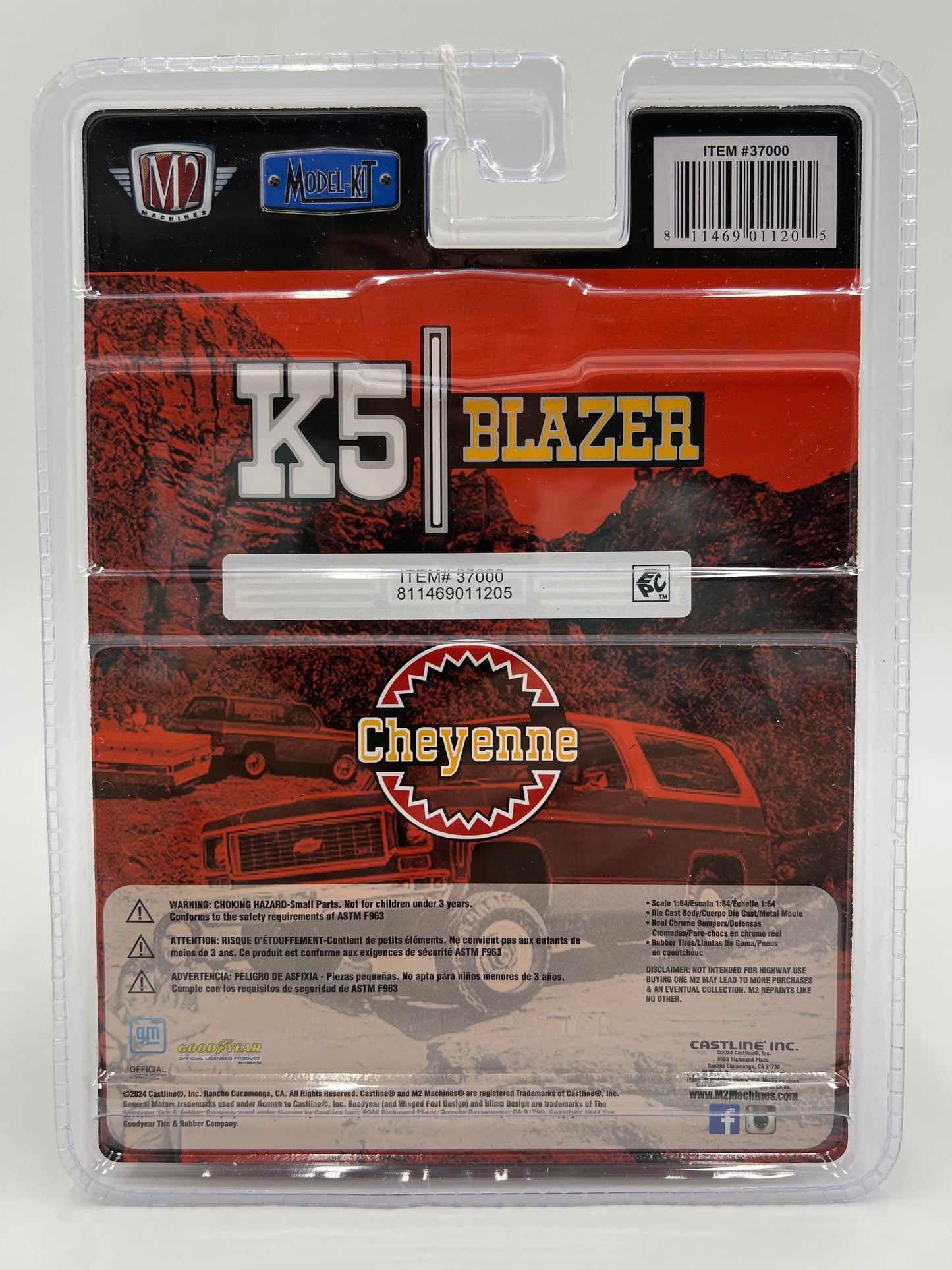 M2 Machines Model Kits CHASE 1974 Chevrolet K5 Blazer Orange R72