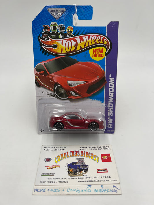 2013 Hot Wheels Showroom #199 Scion FR-S Red SR
