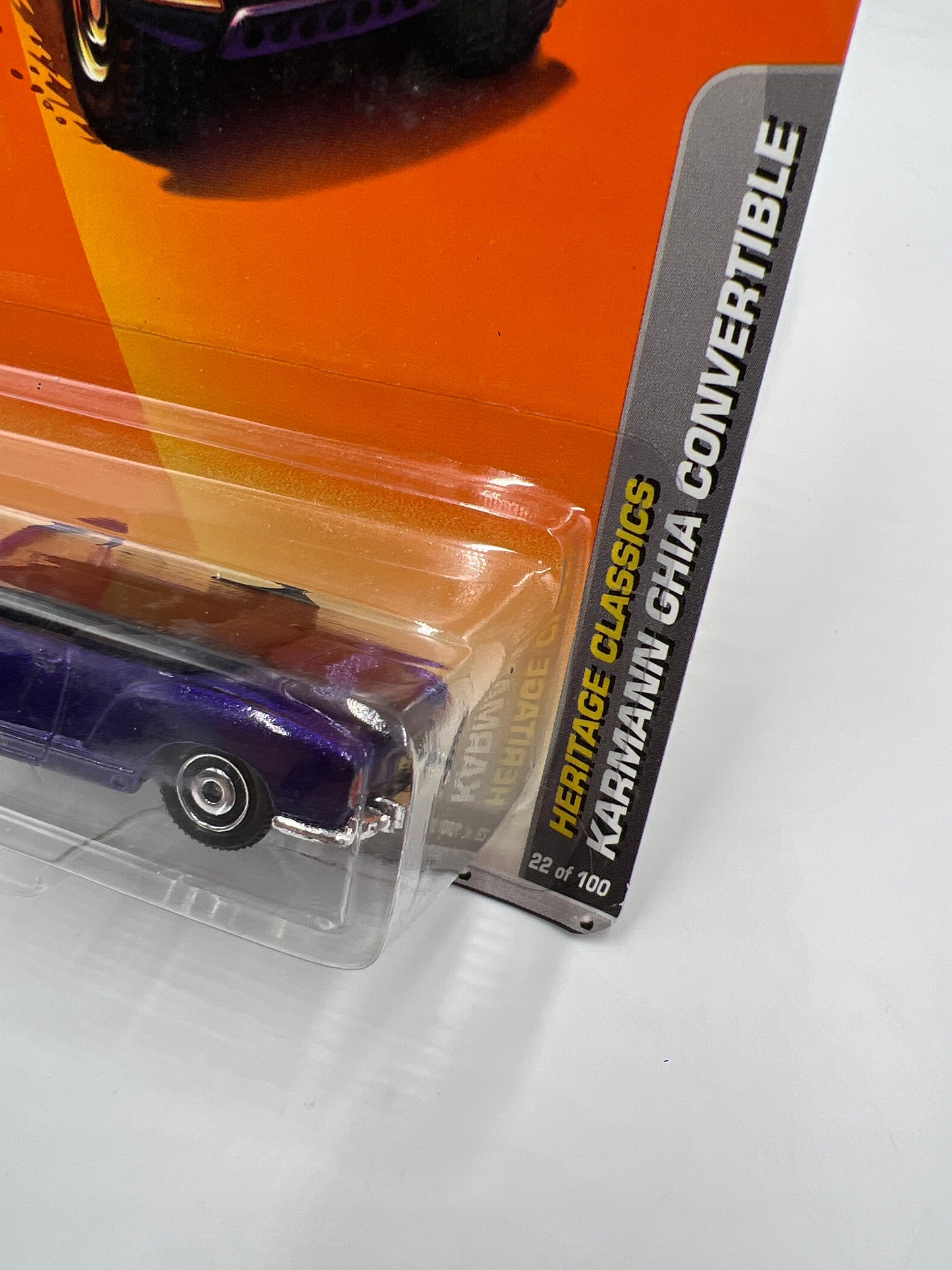 Matchbox Heritage Classics #22 Karmann Ghia Convertible Purple 211L