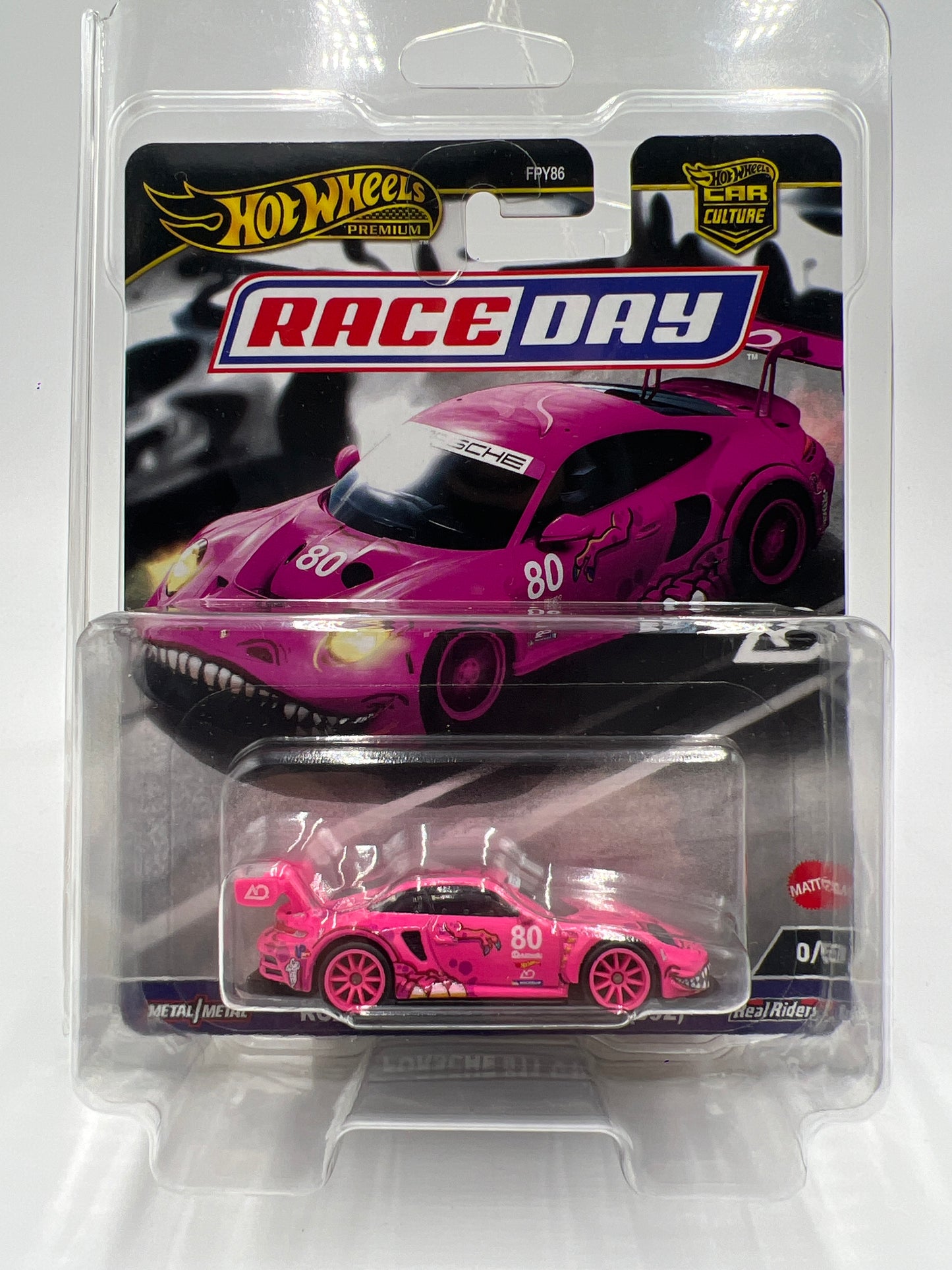 2024 HW Gold Label Premium Race Day #0/5 CHASE Roxy Porsche 911 GT3 R 992 Pink W/Protector