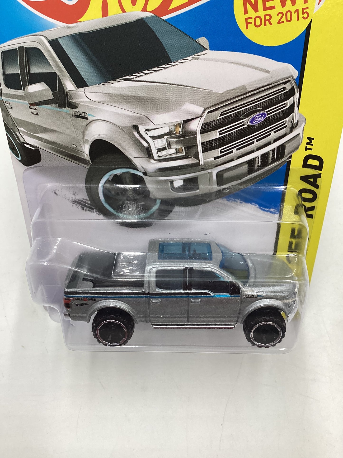 2015 Hot Wheels Off Road #119 15 Ford F 150 Silver 34A