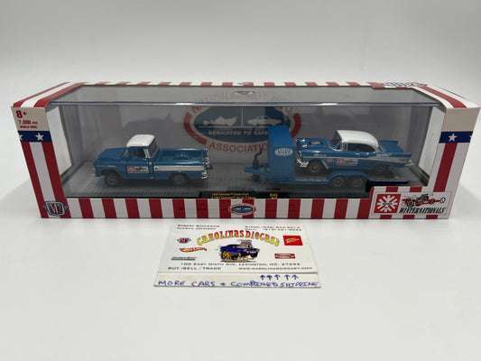 M2 Machines Auto Haulers NHRA 1958 Chevrolet Cameo Truck & 1957 Chevrolet Bel Air Gasser R40