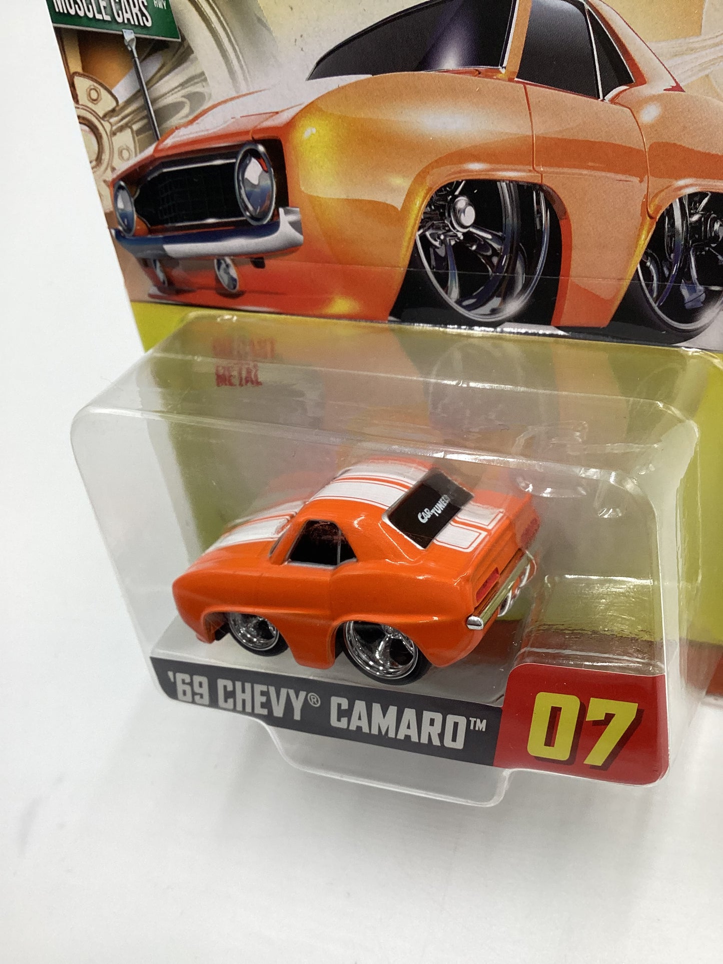 2024 Car Tuned Series 1 07 69 Chevy Camaro Orange Walgreens Exclusive