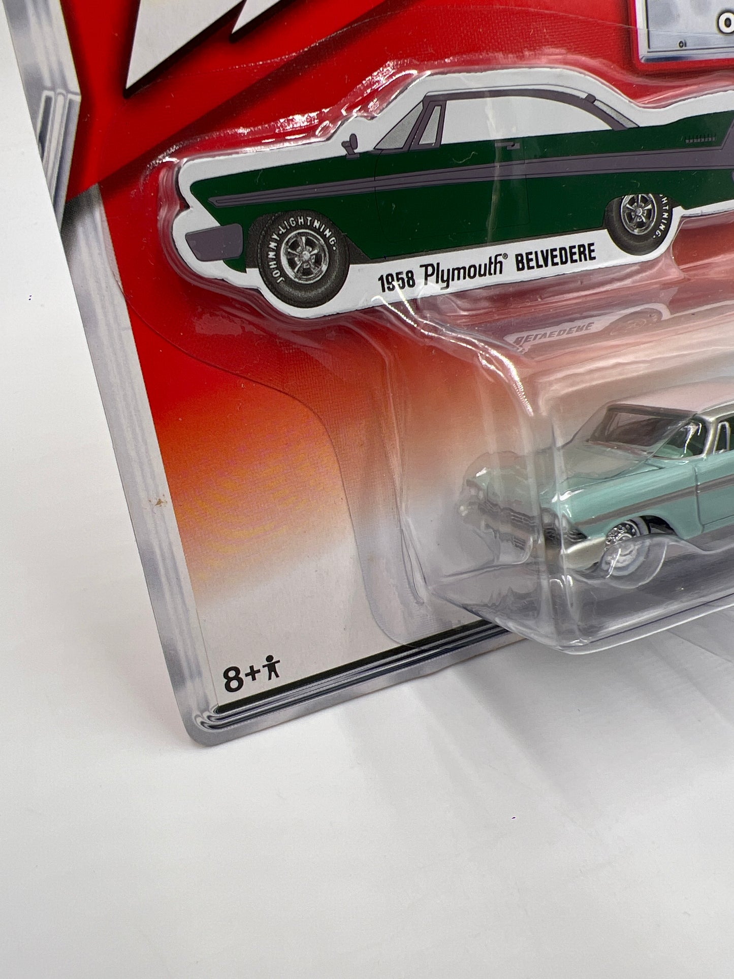 Johnny Lightning Mopar Or No Car #54 1958 Plymouth Belvedere Light Green 221G