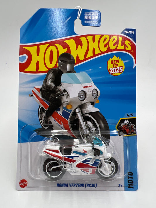 2025 Hot Wheels M Case Moto #224 Honda VFR750R RC30 77i