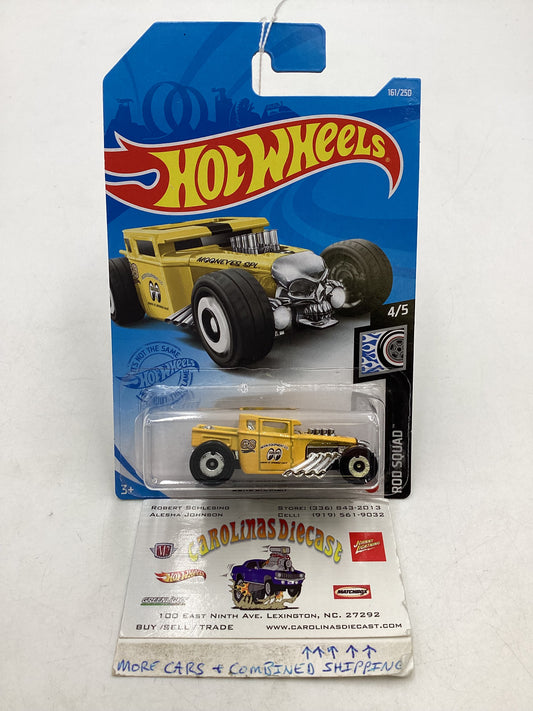 2021 hot wheels #161 Bone Shaker Yellow Mooneyes 53C