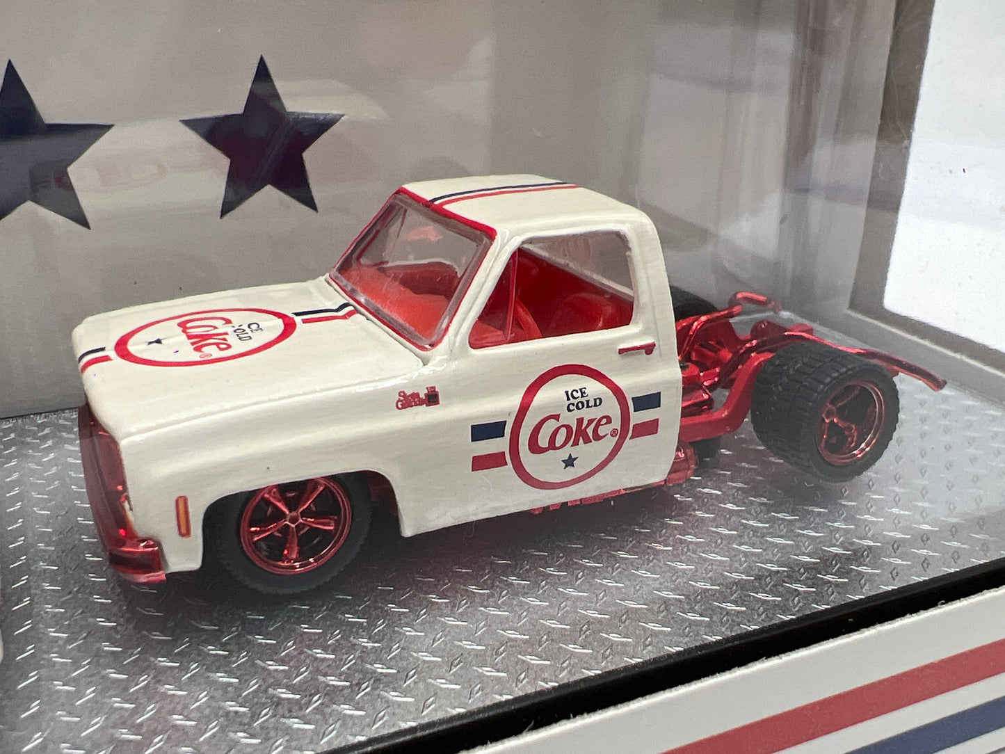 M2 Machines Auto Haulers CHASE Coke 1958 Chevrolet Spartan LCF & 1976 GMC Sierra Grande 15 Custom TW25