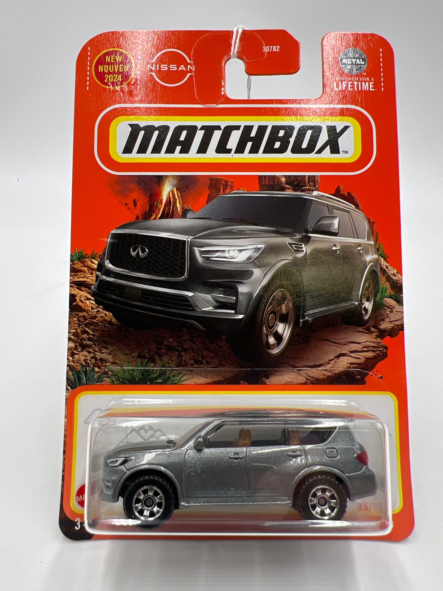 2024 Matchbox #33 2022 Infiniti QX80 Gray 212A