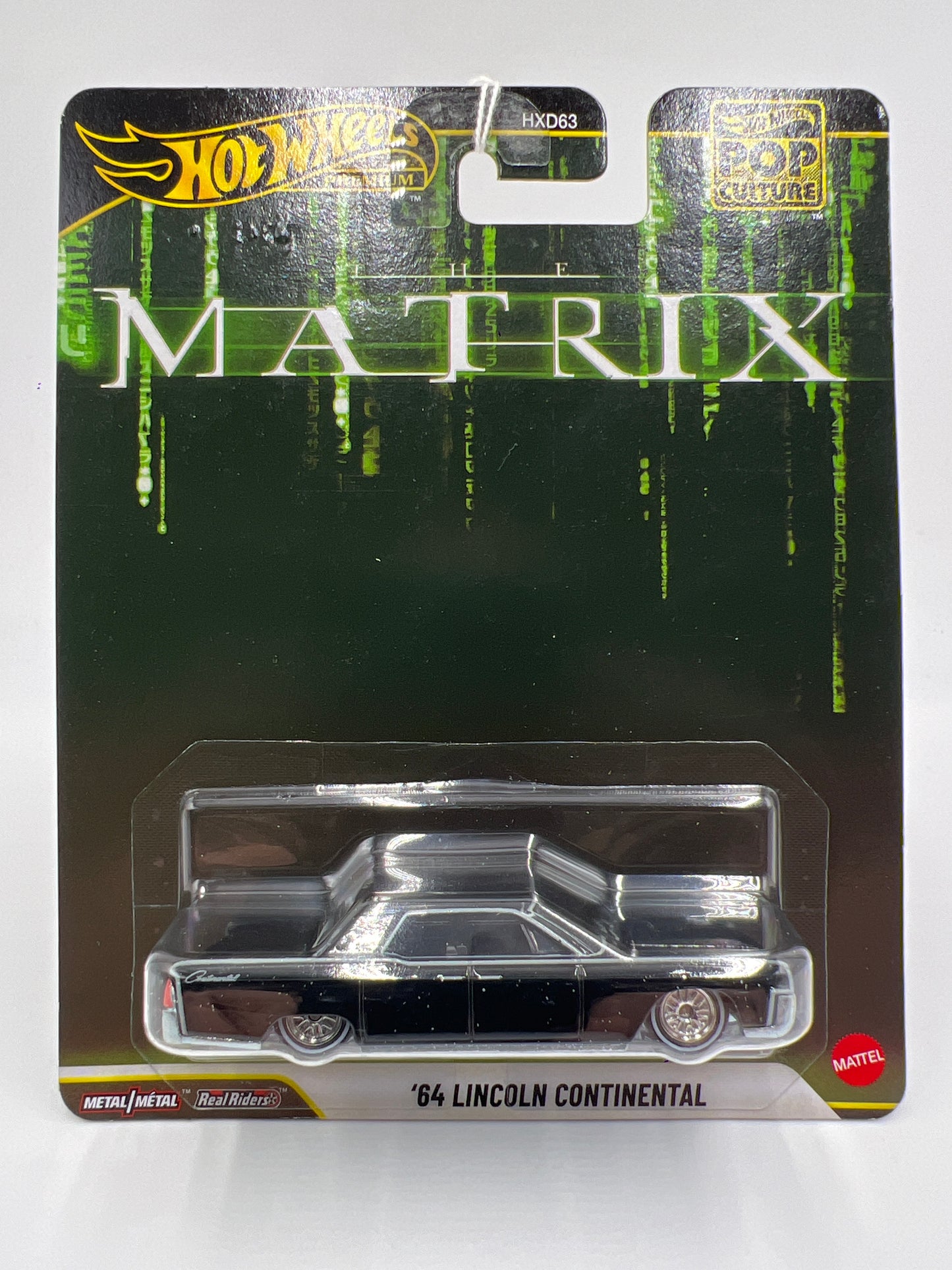 2025 Hot Wheels Premium Pop Culture The Matrix 64 Lincoln Continental Black 268H
