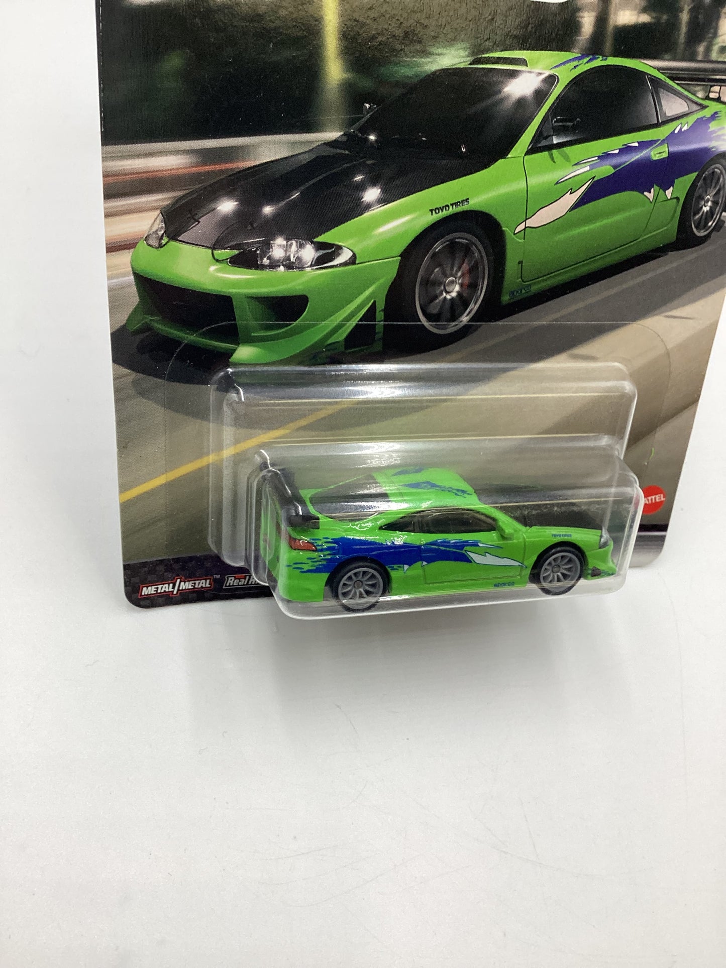 Hot Wheels Fast & Furious Fast Stars #1 Mitsubishi Eclipse Green W/Protector