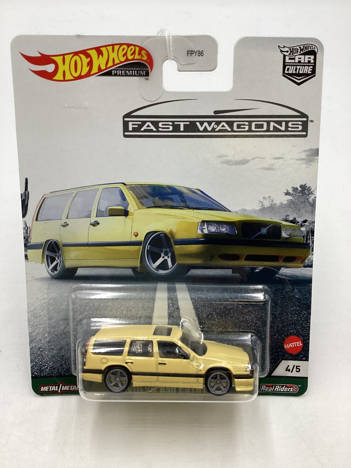 2021 Hot wheels Fast wagons 4/5 Volvo 850 Estate 244B