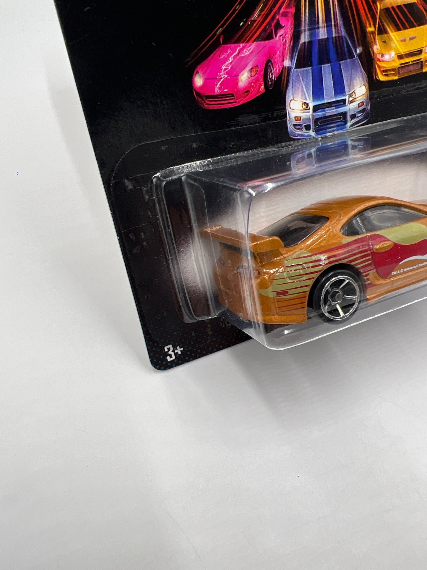 Hot Wheels Fast and Furious #2 94 Toyota Supra Gold W/Protector 2