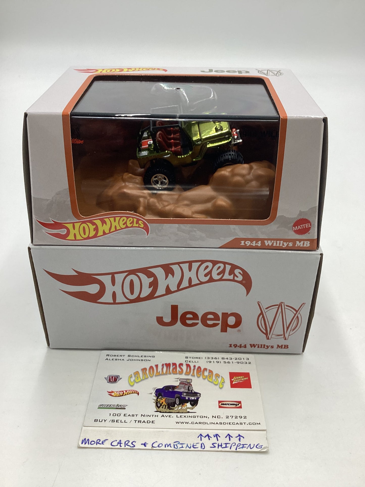 2021 Hot wheels RLC Green 1944 Willys MB