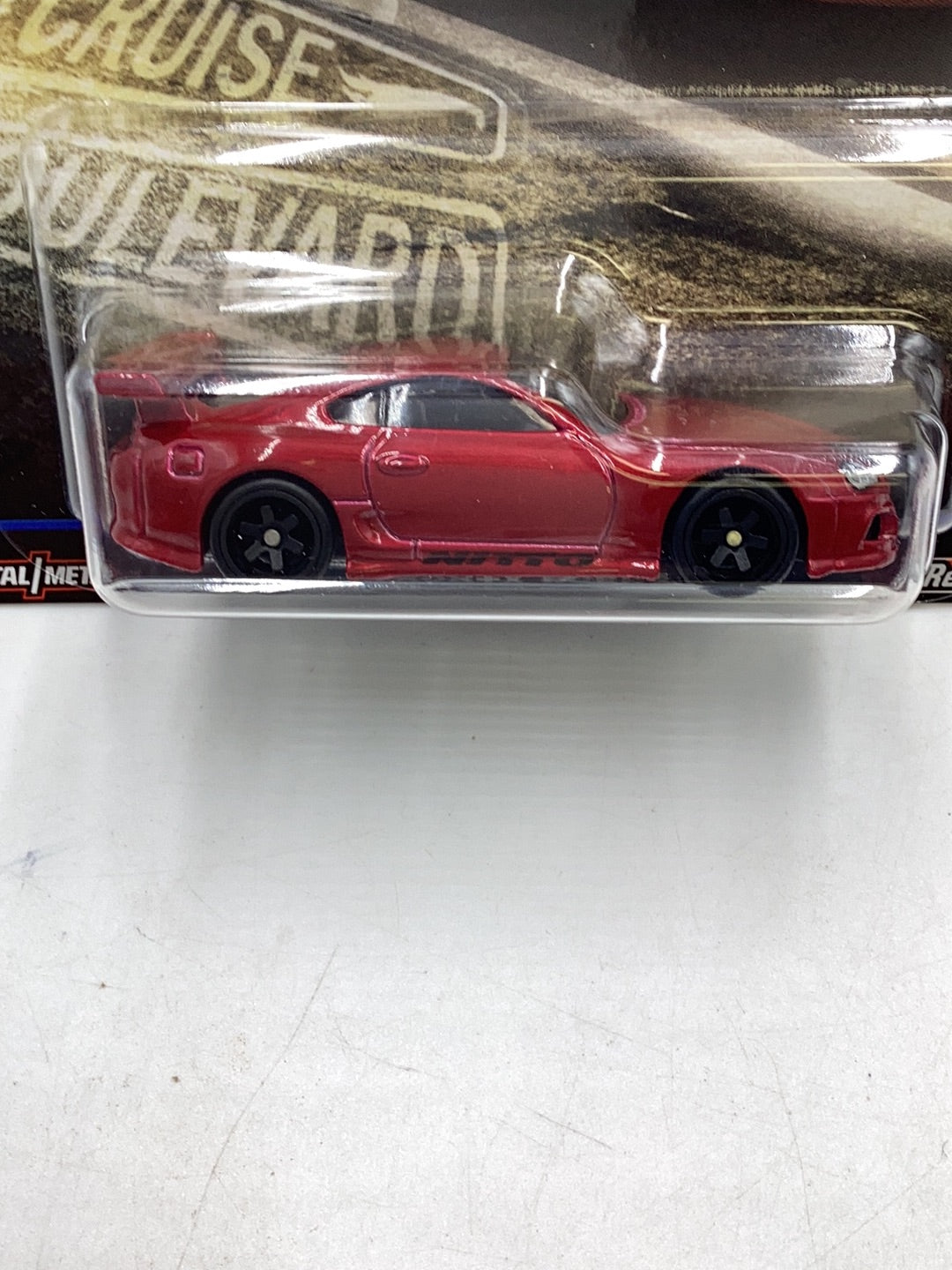 Hot Wheels Cruise boulevard Toyota Supra 1/5 with protector