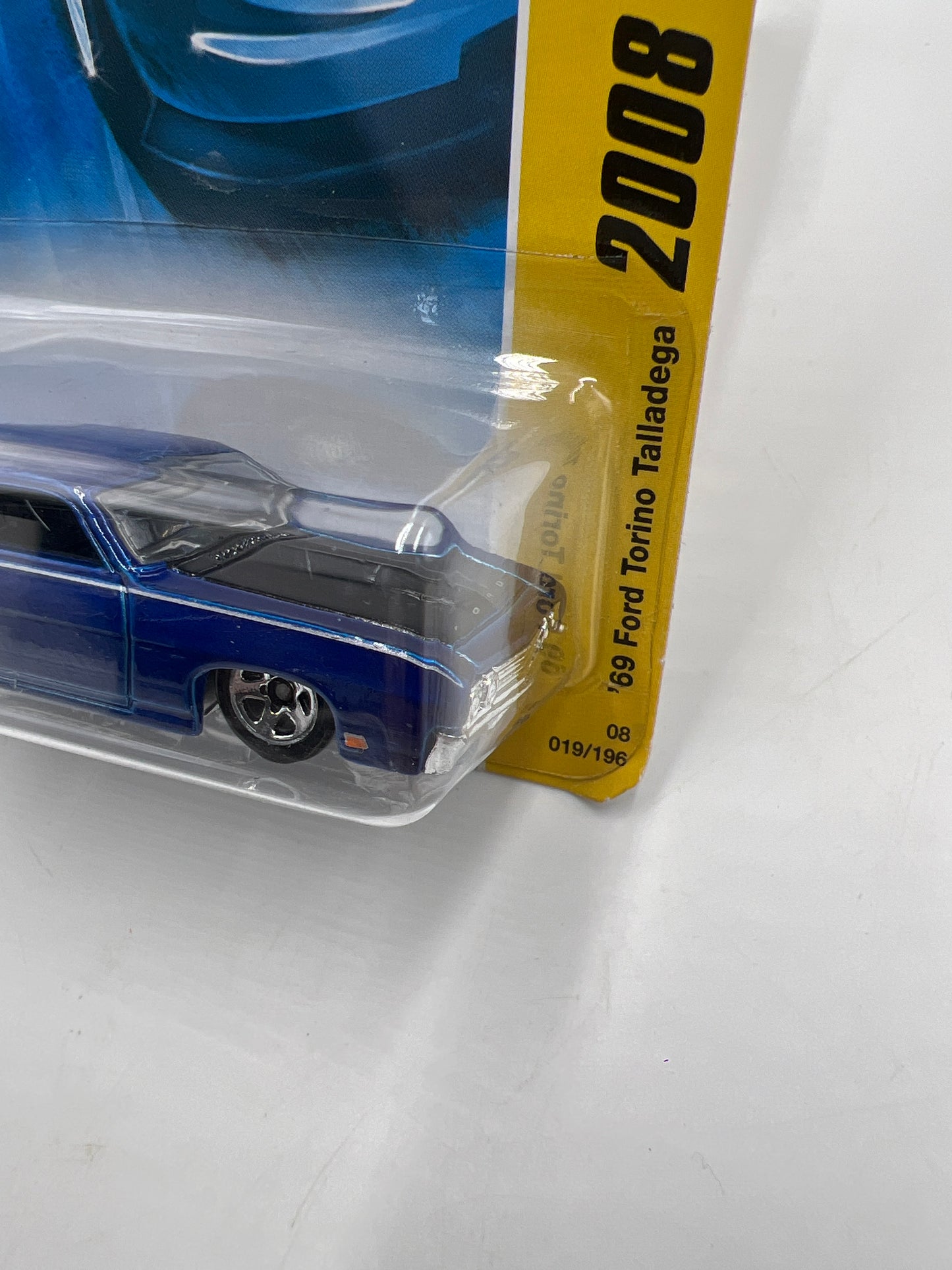 2008 Hot Wheels New Models #19 69 Ford Torino Talladega Blue 31C