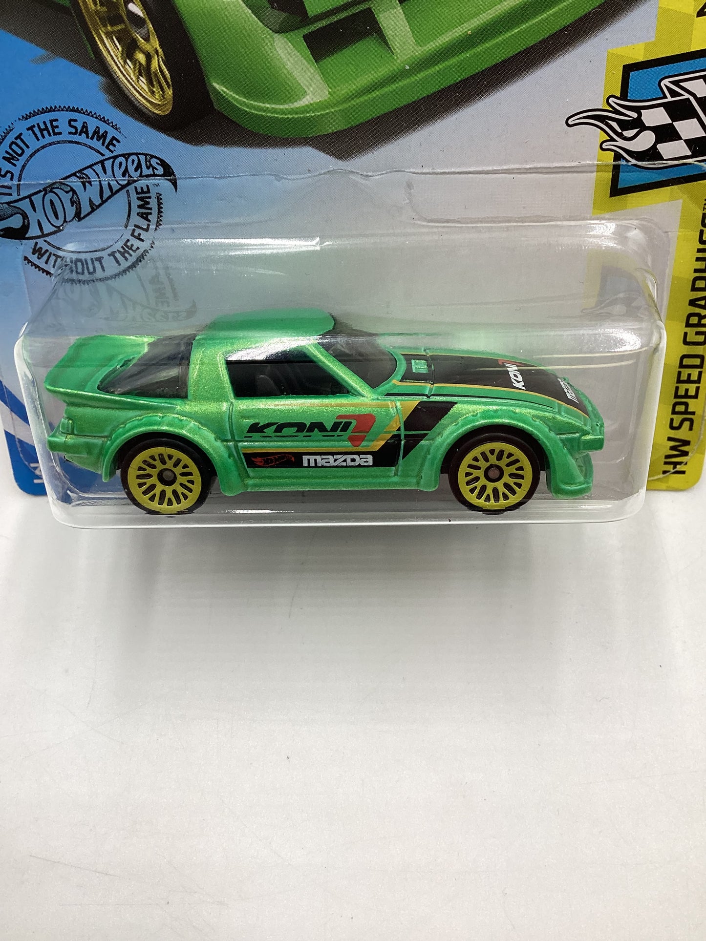 2019 Hot Wheels Speed Graphics #167 Mazda RX-7 Green 86F