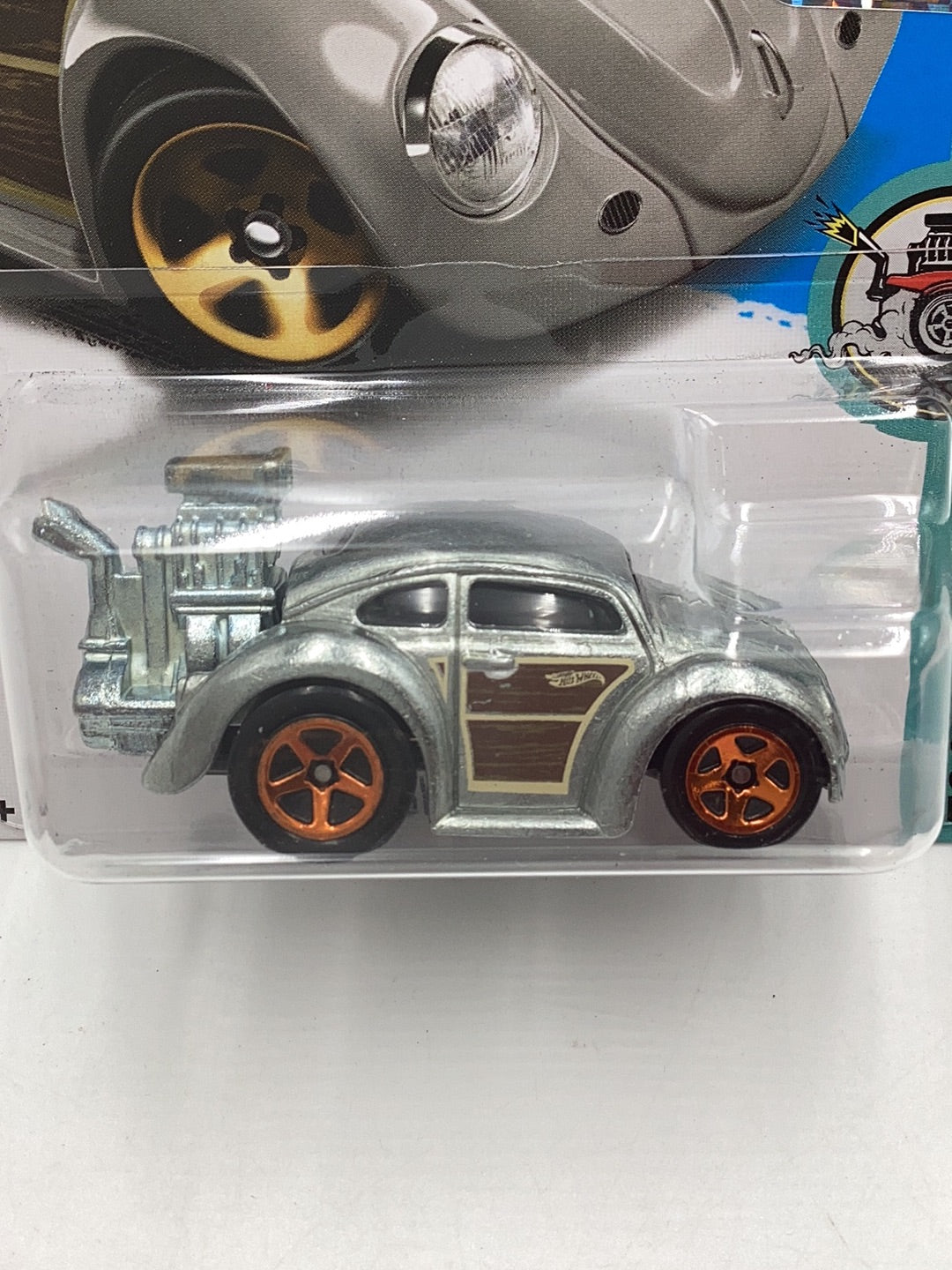 2017 hot wheels Zamac #7 Volkswagen Beetle factory sealed sticker 147D