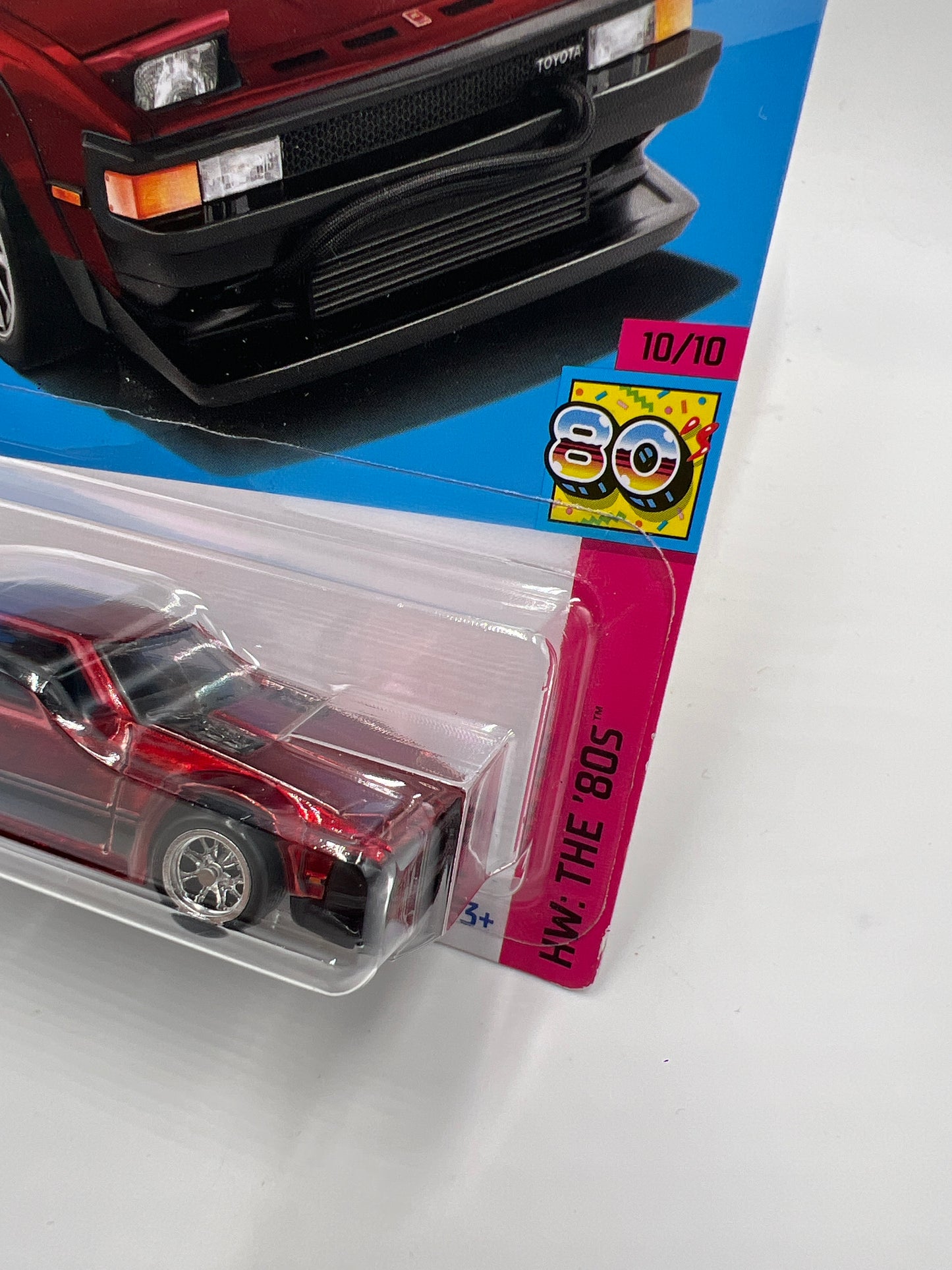 2023 Hot Wheels Super Treasure Hunt #167 82 Toyota Supra Red W/Protector