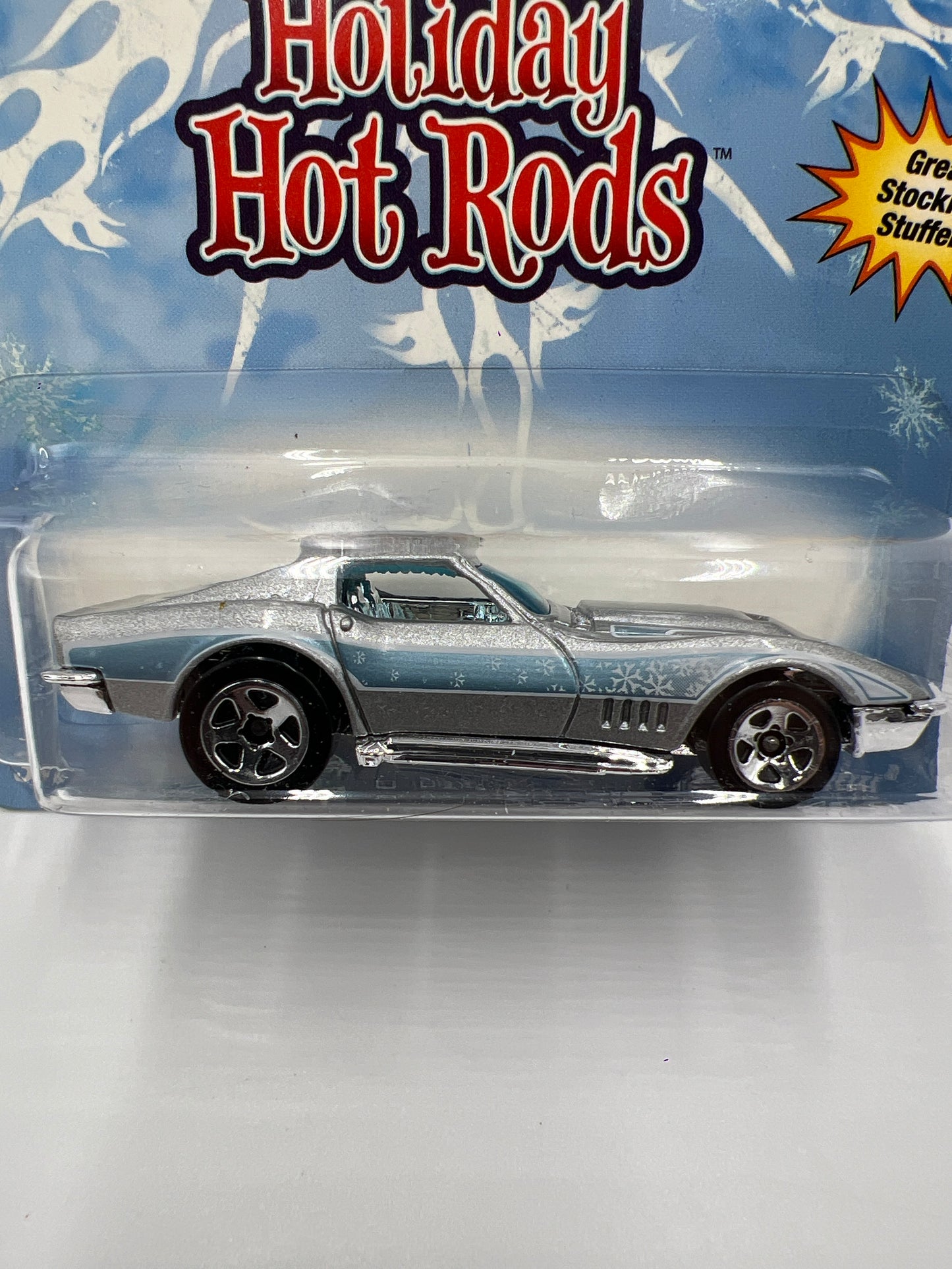 Hot Wheels Holiday Hot Rods 69 Corvette Silver 157B