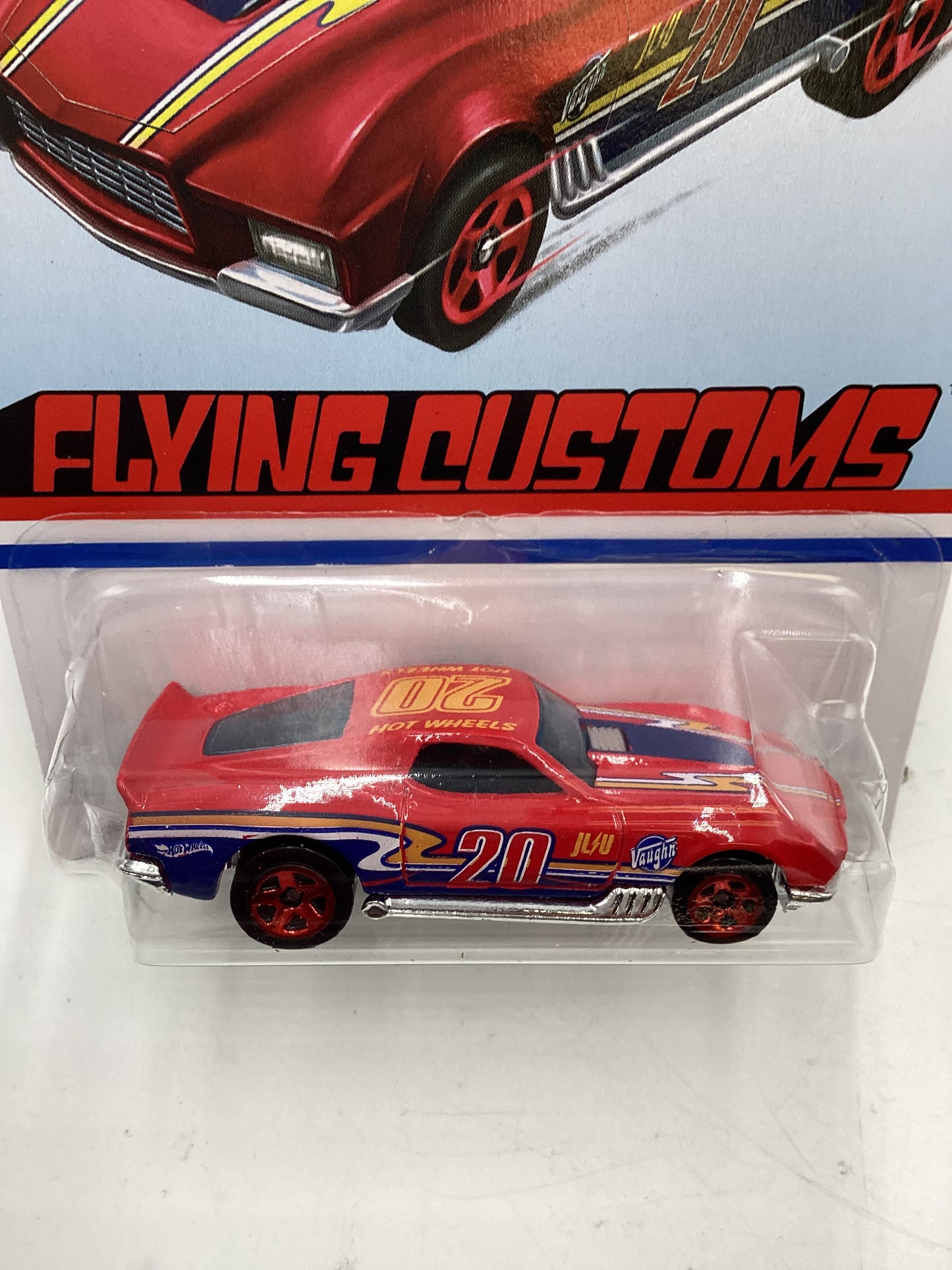Hot Wheels Target Exclusive Flying Customs Blvd. Bruiser Red Cracked Blister 152i