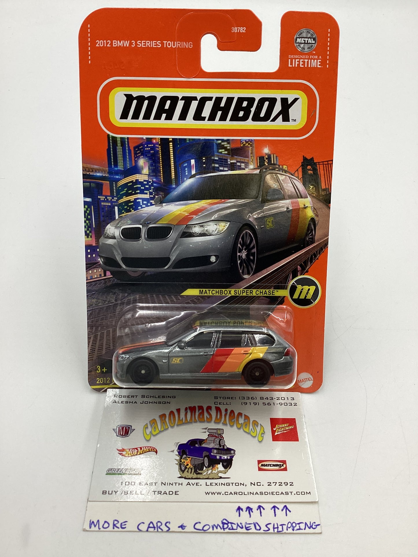 2024 Matchbox Super Chase 2012 BMW 3 Series Touring Gray