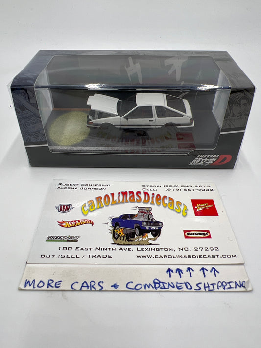 Hobby Japan 1/64 Initial D Toyota Sprinter Trueno AE86 White Sealed