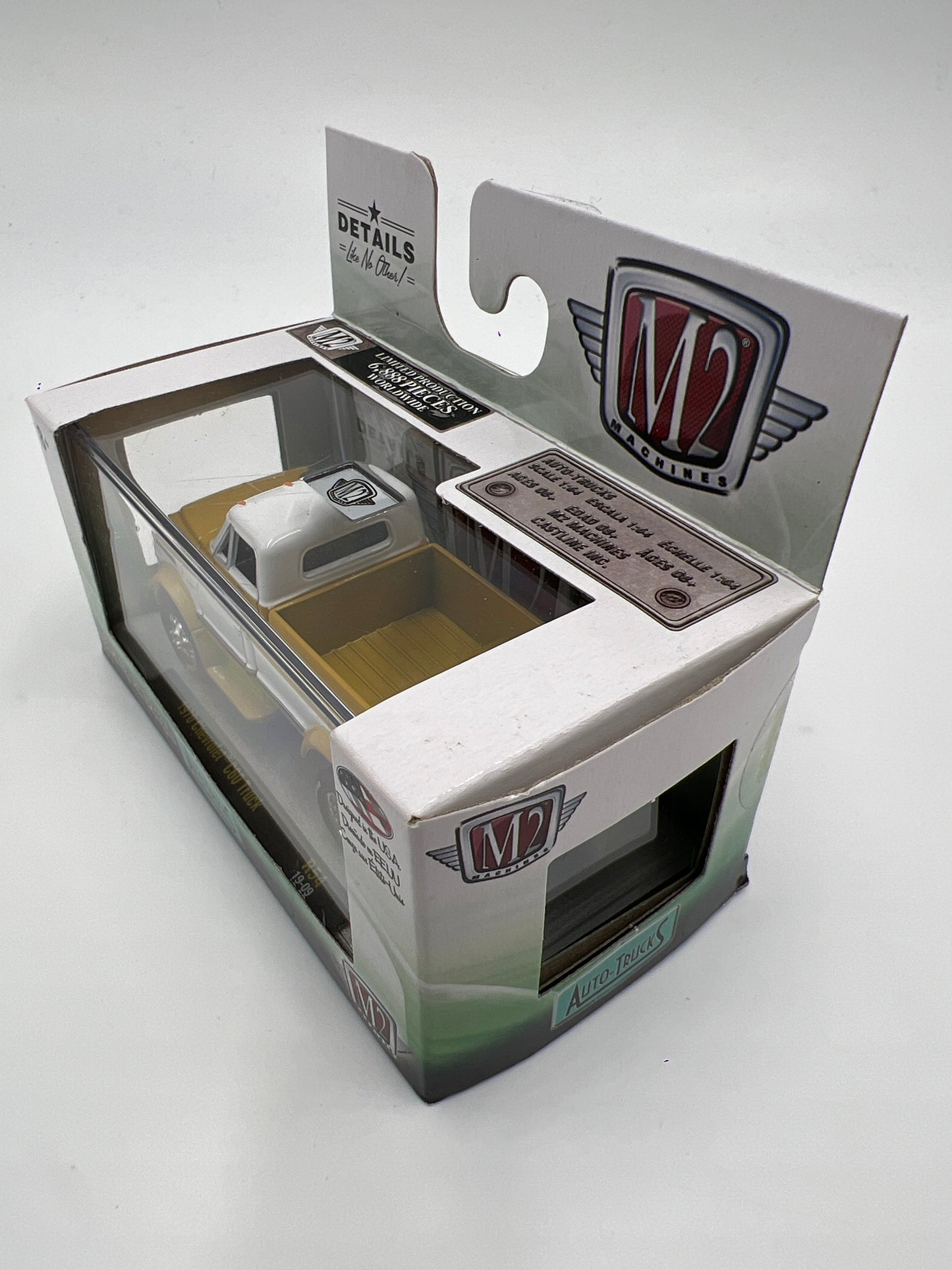 M2 Machines Auto Trucks 1970 Chevrolet C60 Truck Yellow/White R54