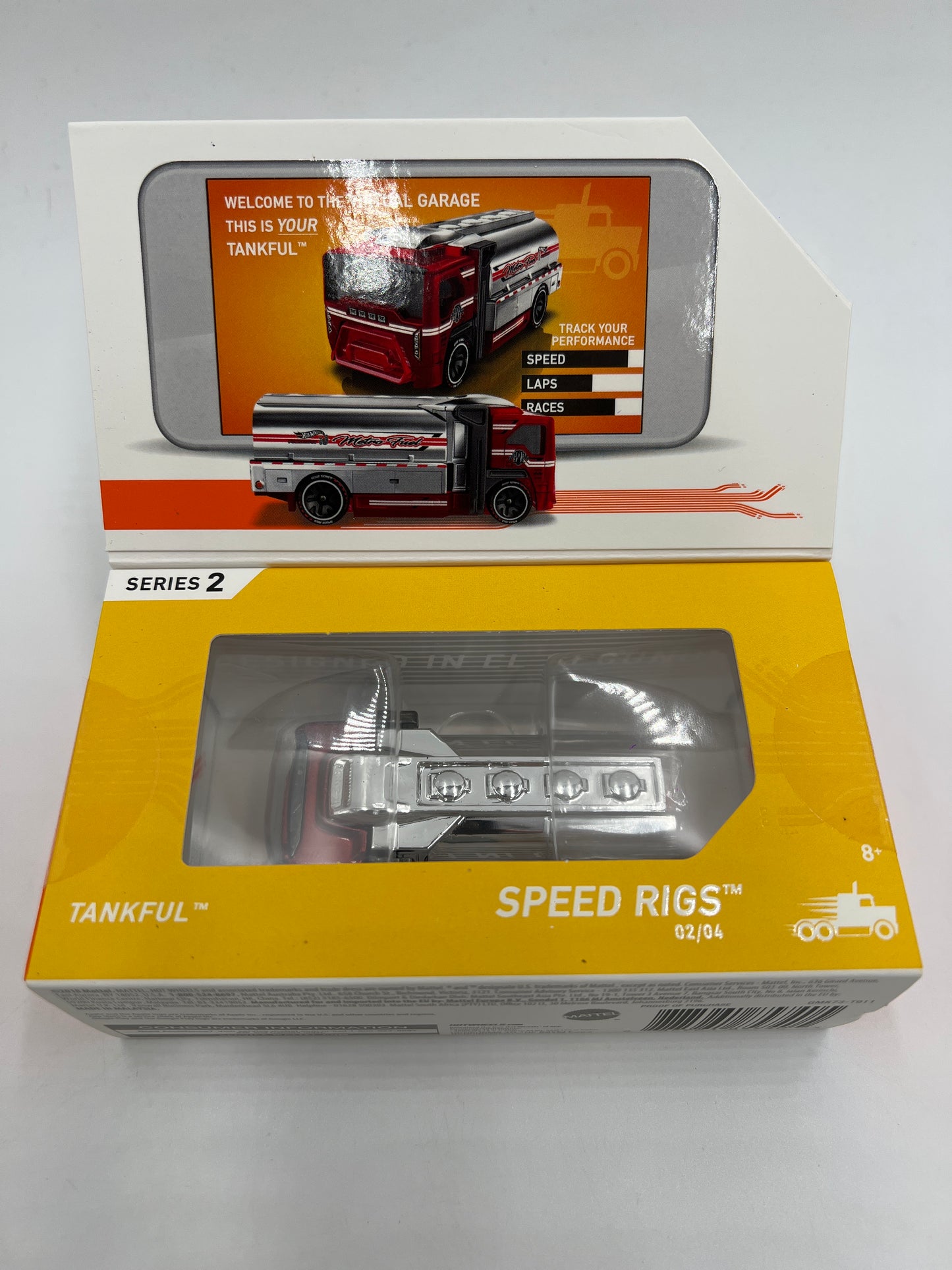 Hot Wheels iD Speed Rigs Series 2 #2 Tankful Red Sealed