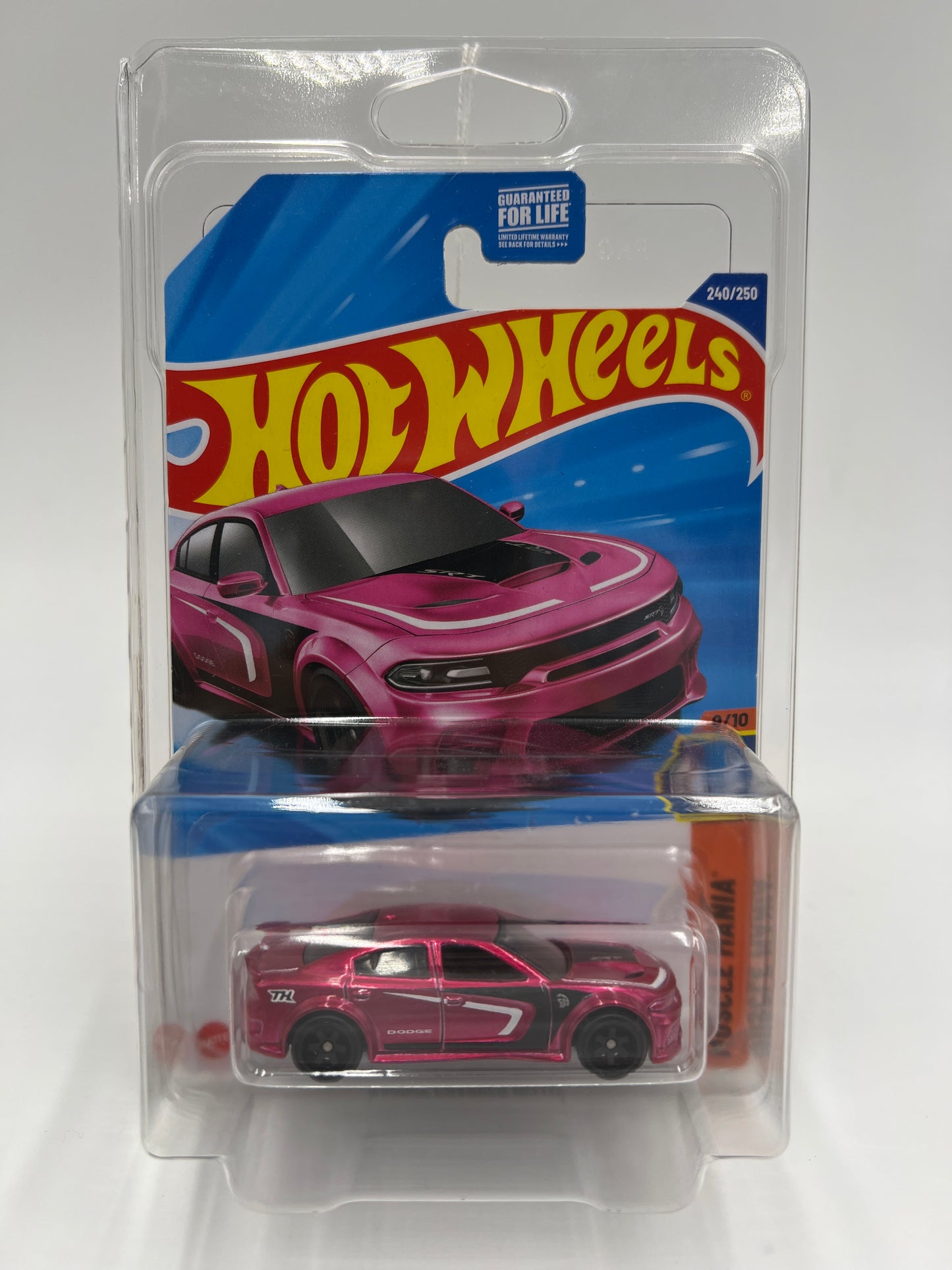 2025 Hot Wheels N Case Super Treasure Hunt #240 20 Dodge Charger Hellcat Pink W/Protector #2
