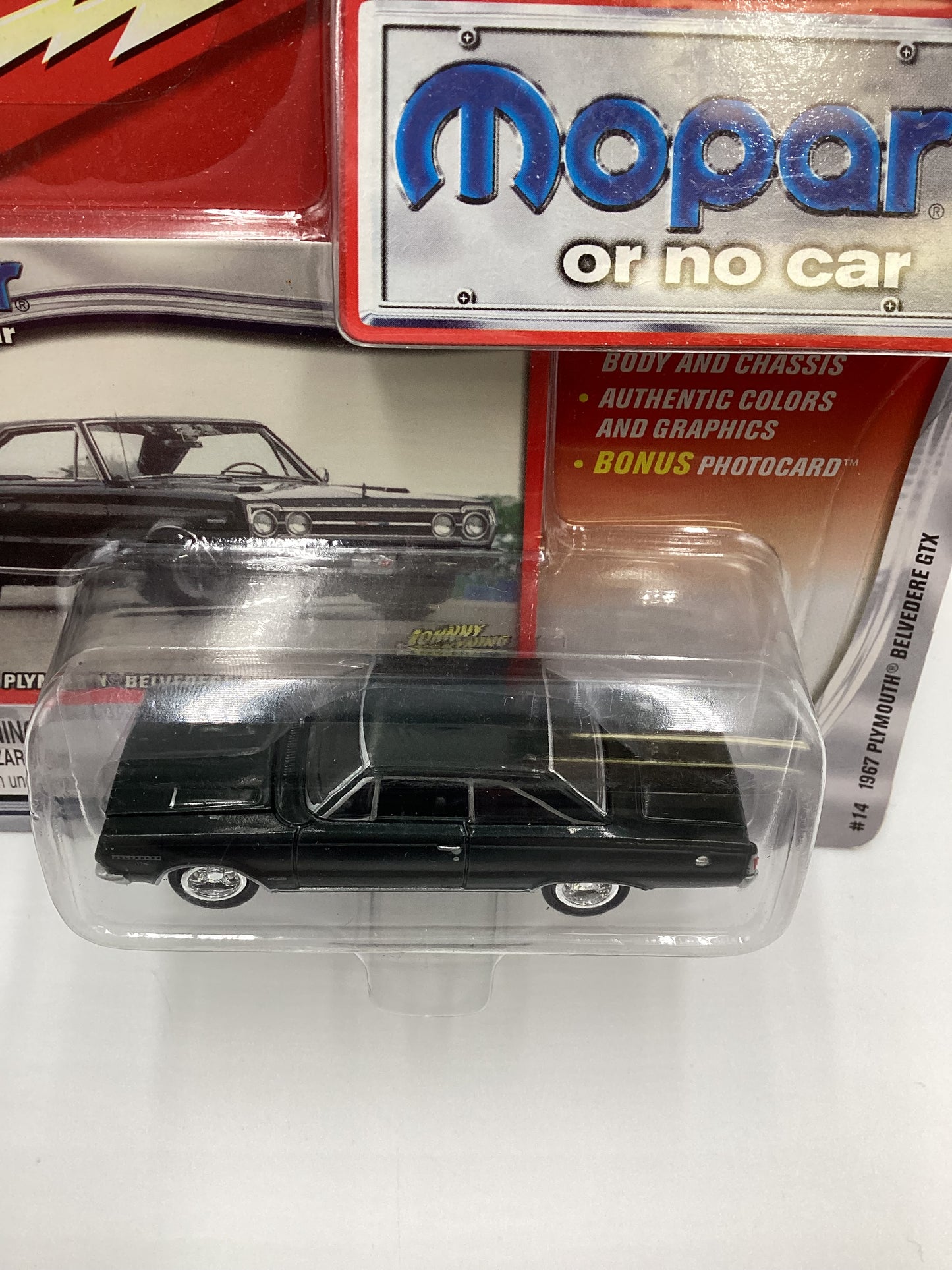 Johnny Lightning Mopar or No Car 1967 Plymouth Belvedere GTX White Lightning CHASE