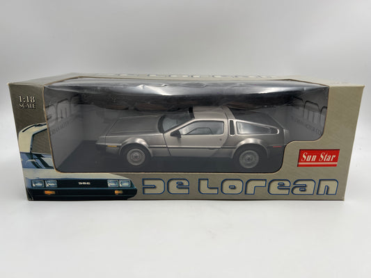 Sun Star 1:18 Scale 1981 DMC DeLorean LK Silver