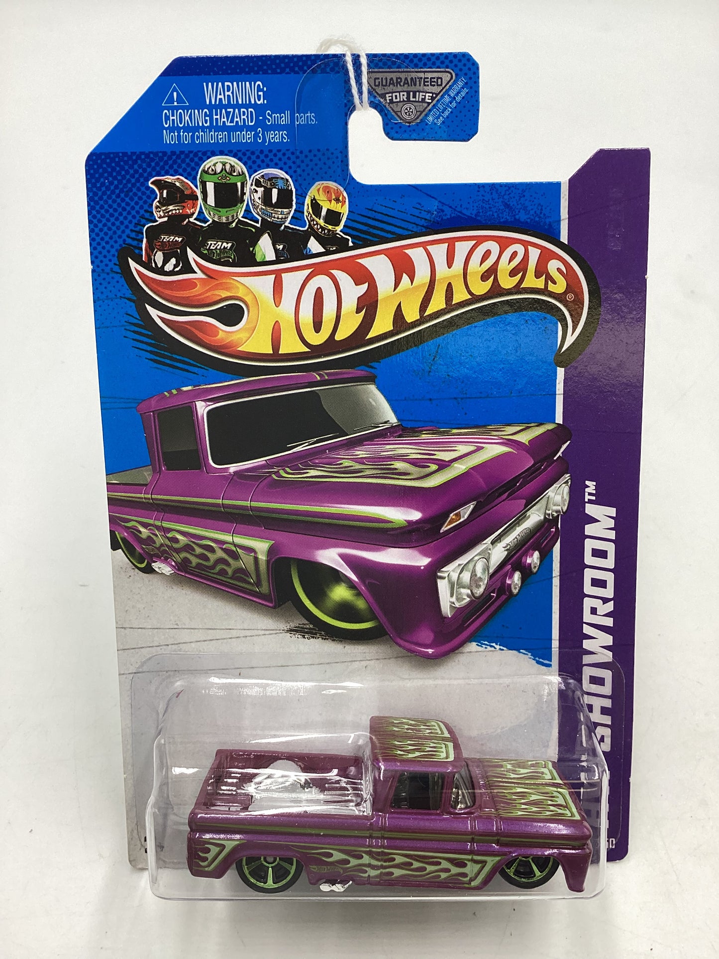 2013 HW Showroom #162 Custom 62 Chevy Purple (US Card) 17B