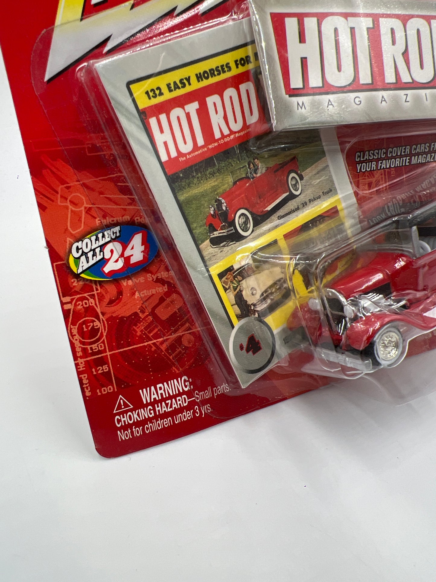 Johnny Lightning Hot Rod Magazine #4 1929 Ford Pickup Red 223F