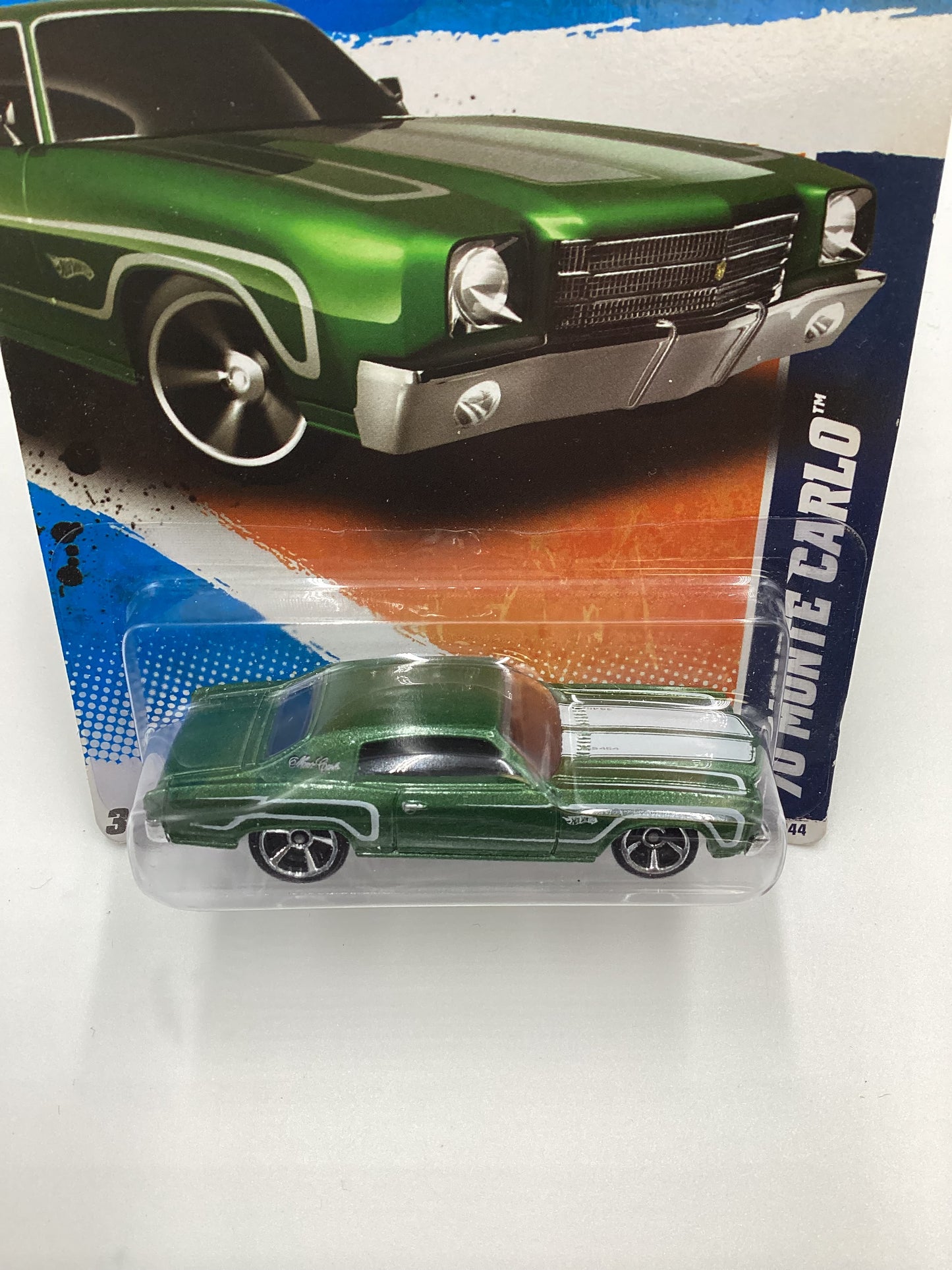 2011 Hot Wheels #106 70 Monte Carlo Green 10H