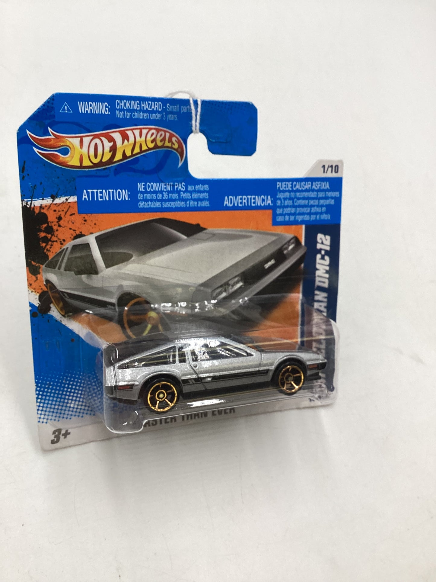 2011 Hot Wheels Faster Than Ever #141 81 DeLorean DMC-12 Short Card