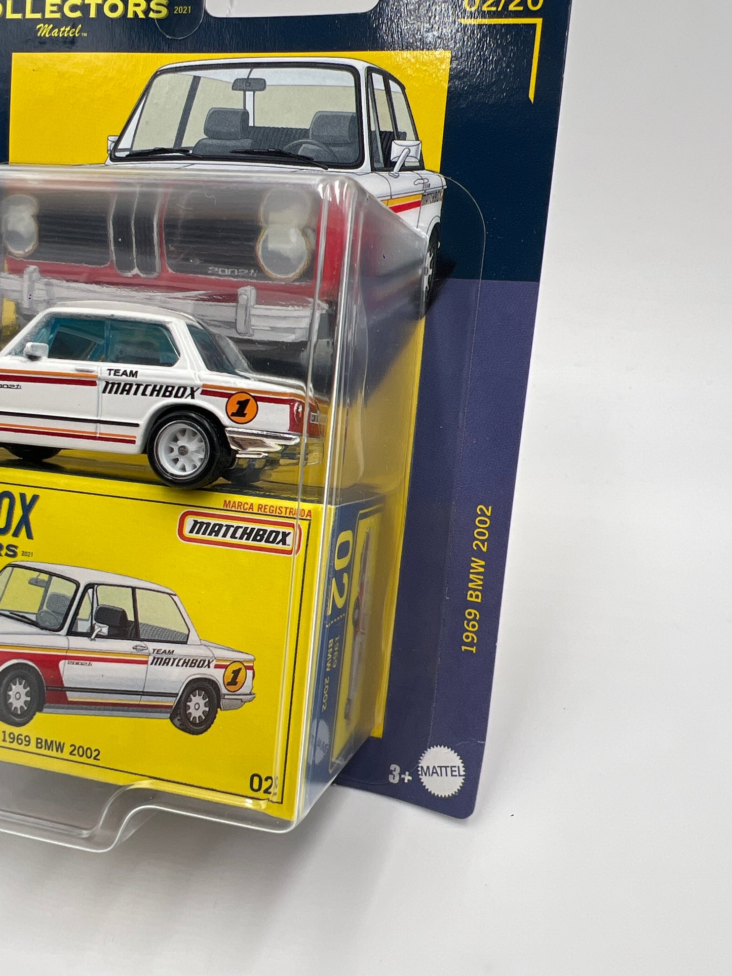 Matchbox Collectors #2 1969 BMW 2002 White 173A