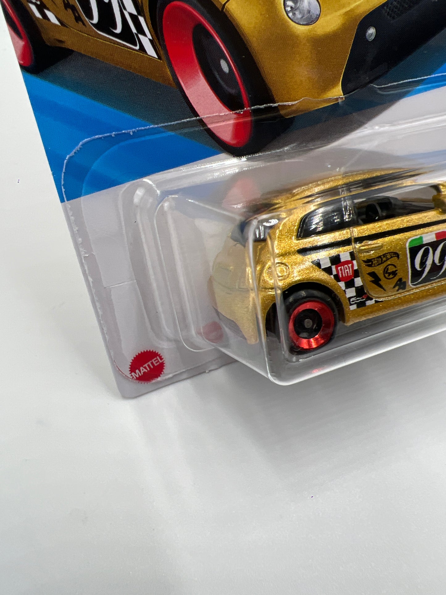 2025 Hot Wheels C Case #33 Fiat 500e Gold 63D