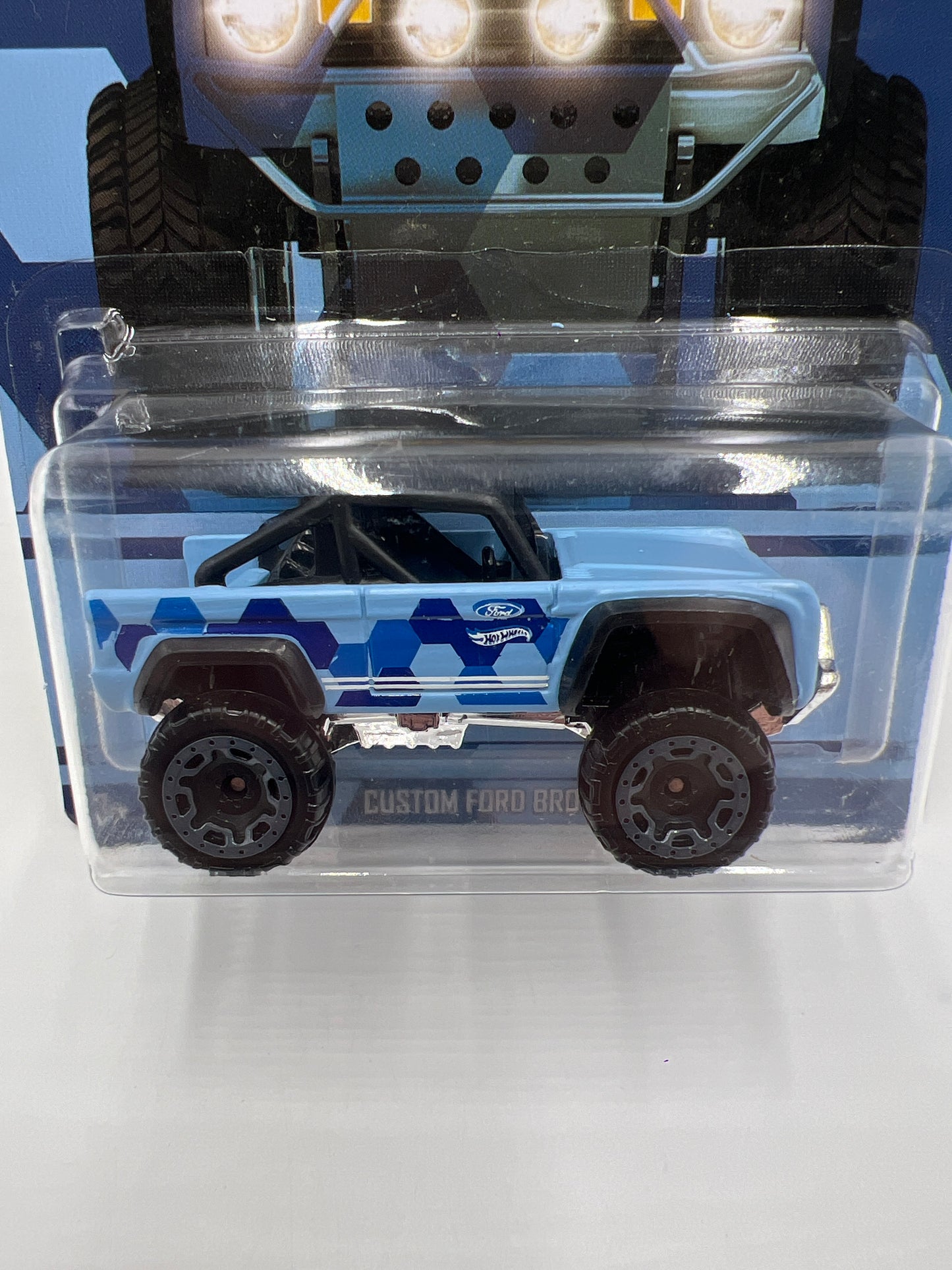 Hot Wheels Walmart Camouflage Series #5 Custom Ford Bronco Blue 160M