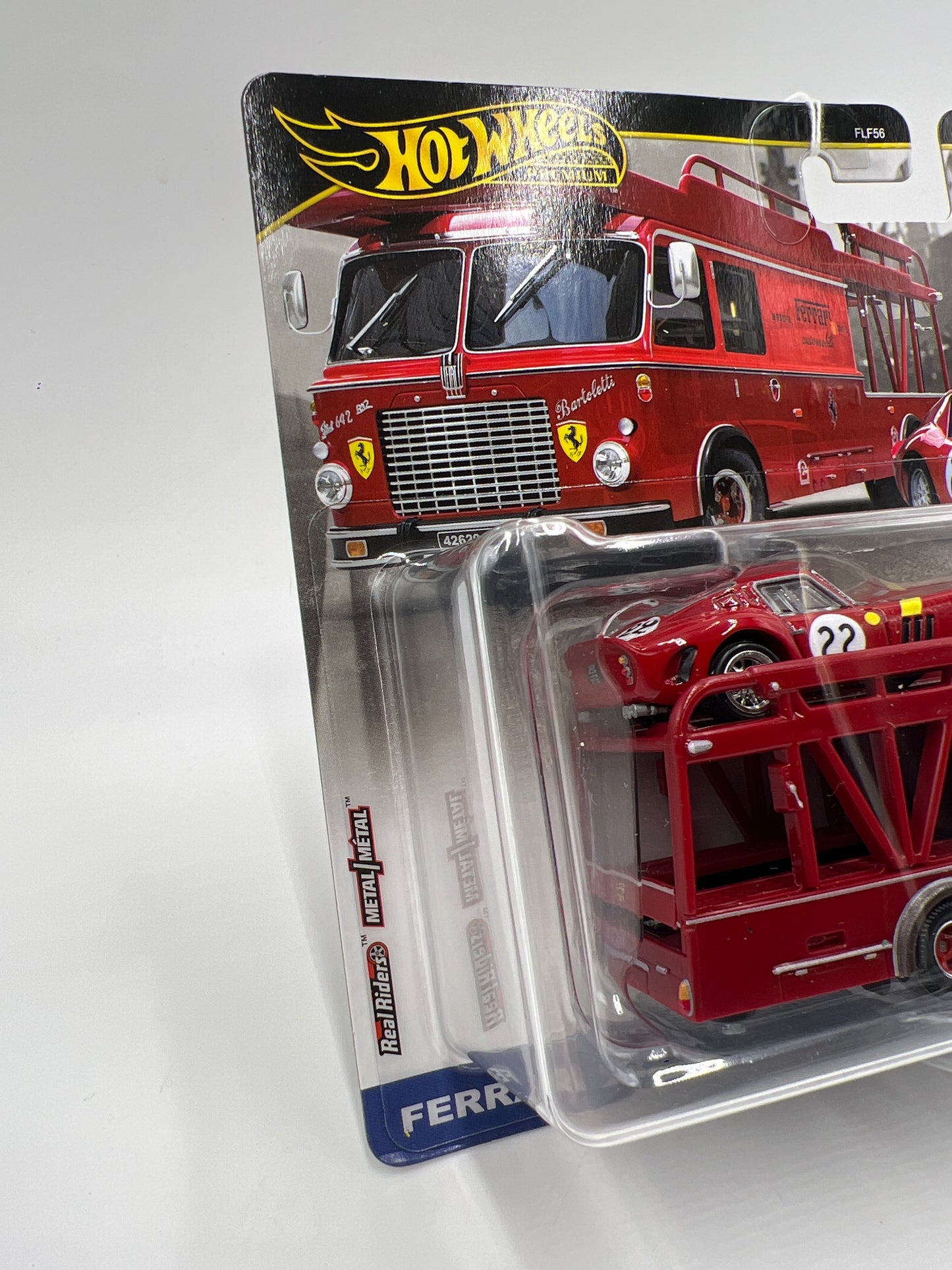 2025 Hot Wheels Car Culture Team Transport #83 Ferrari 250 GTO & Fiat 642 RN2 Bartoletti Transporter Red 279C