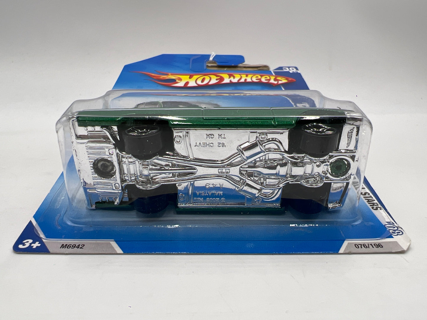 2008 Hot Wheels All Stars #76 62 Chevy Green 18F