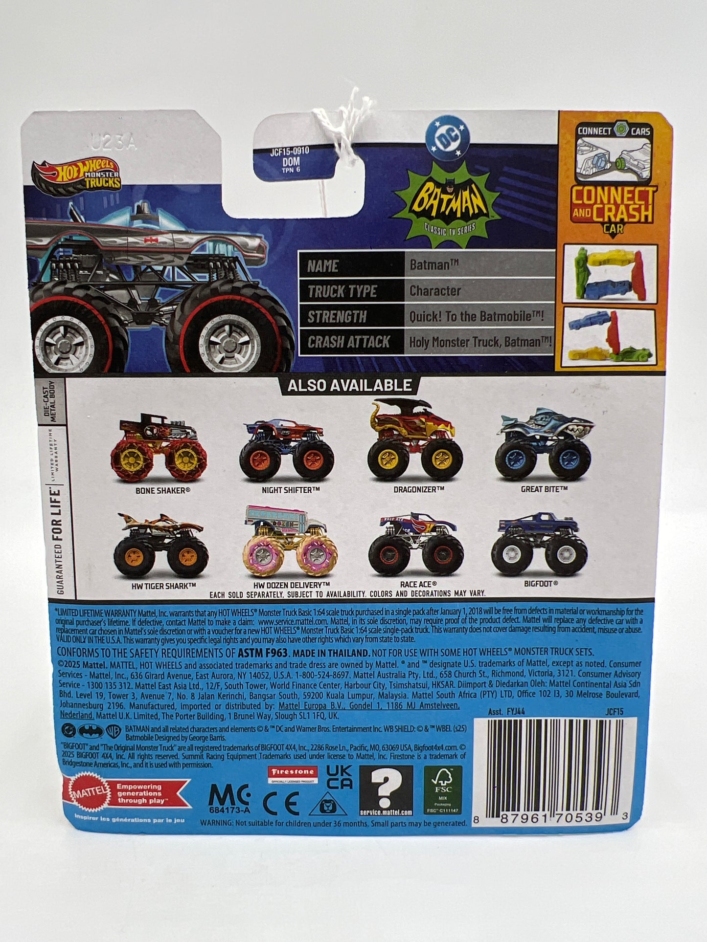 2025 Hot Wheels Monster Trucks Treasure Hunt Batmobile