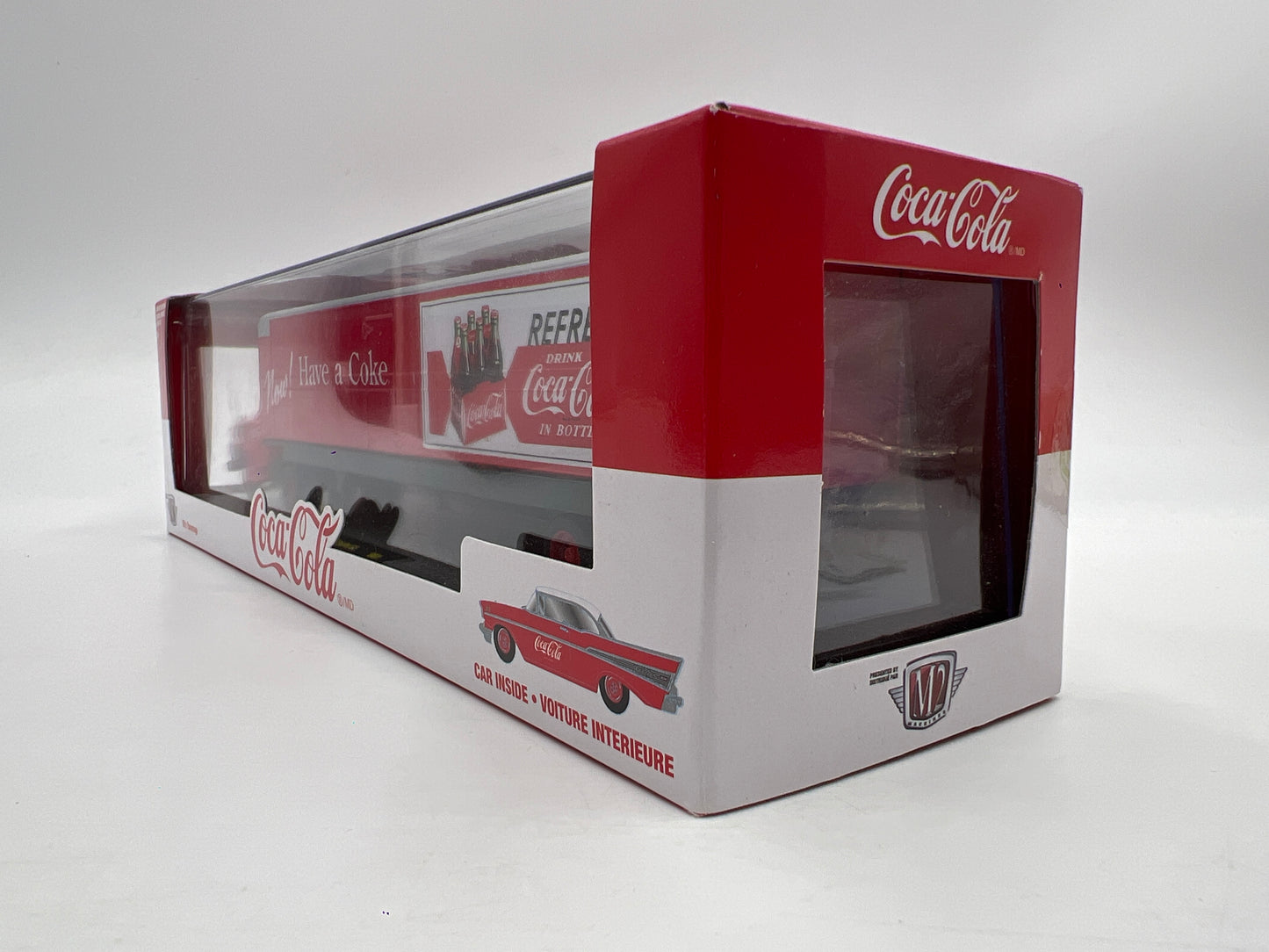 M2 Machines Auto Haulers Coca Cola 1958 Chevrolet Spartan LCF & 1957 Chevrolet Bel Air 50B01
