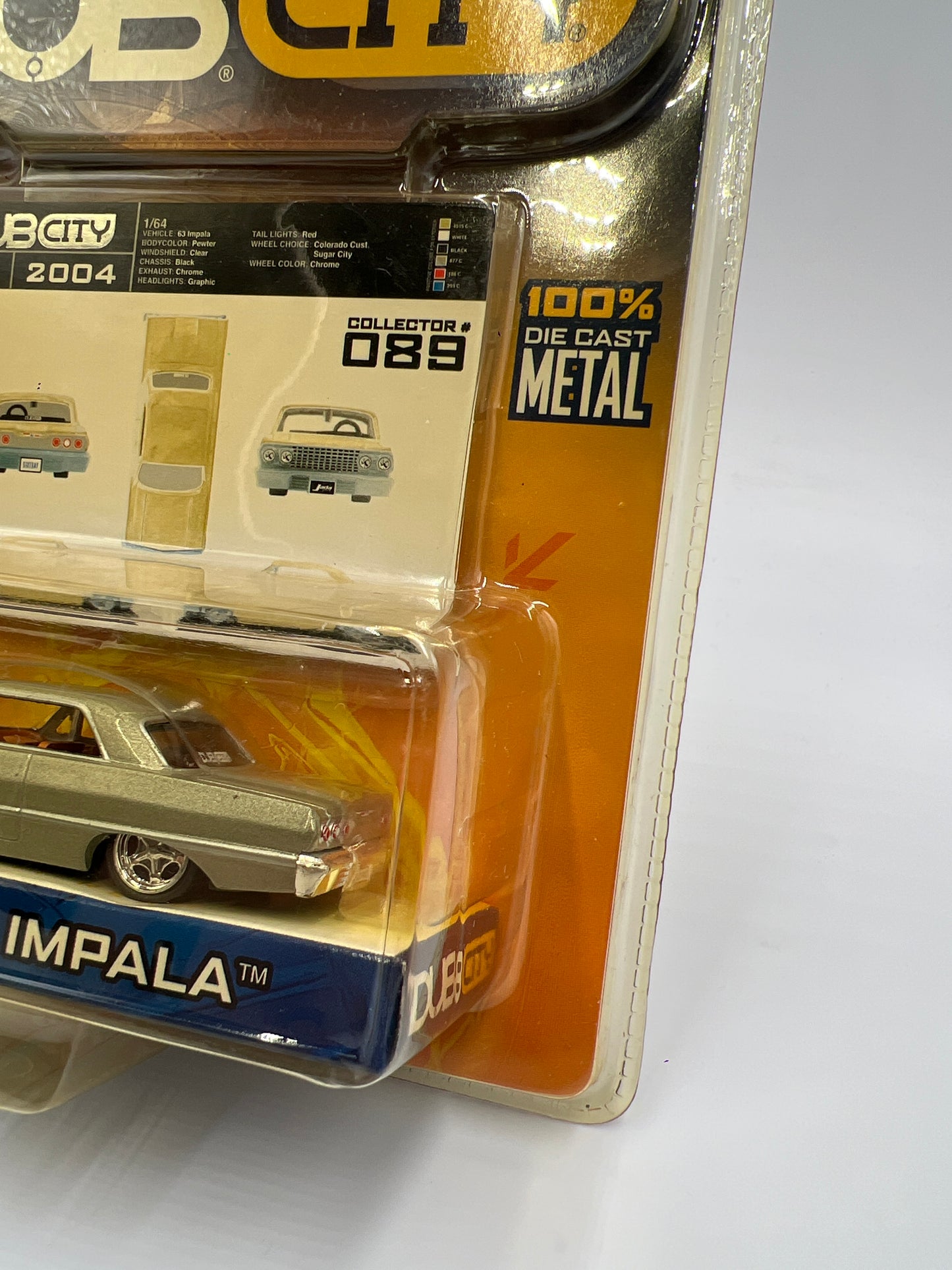 Jada Toys Dub City #89 63 Chevy Impala Pewter SR
