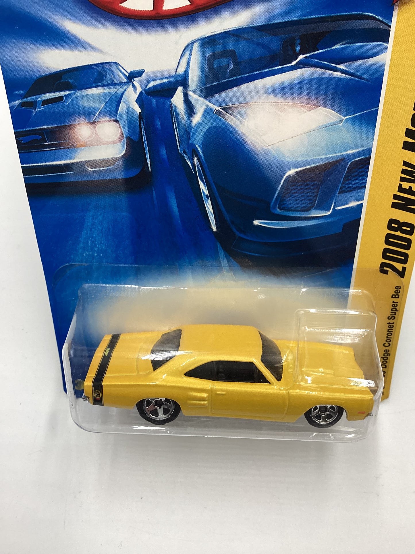 2008 Hot Wheels New Models #5 69 Dodge Coronet Super Bee Light Yellow 51E