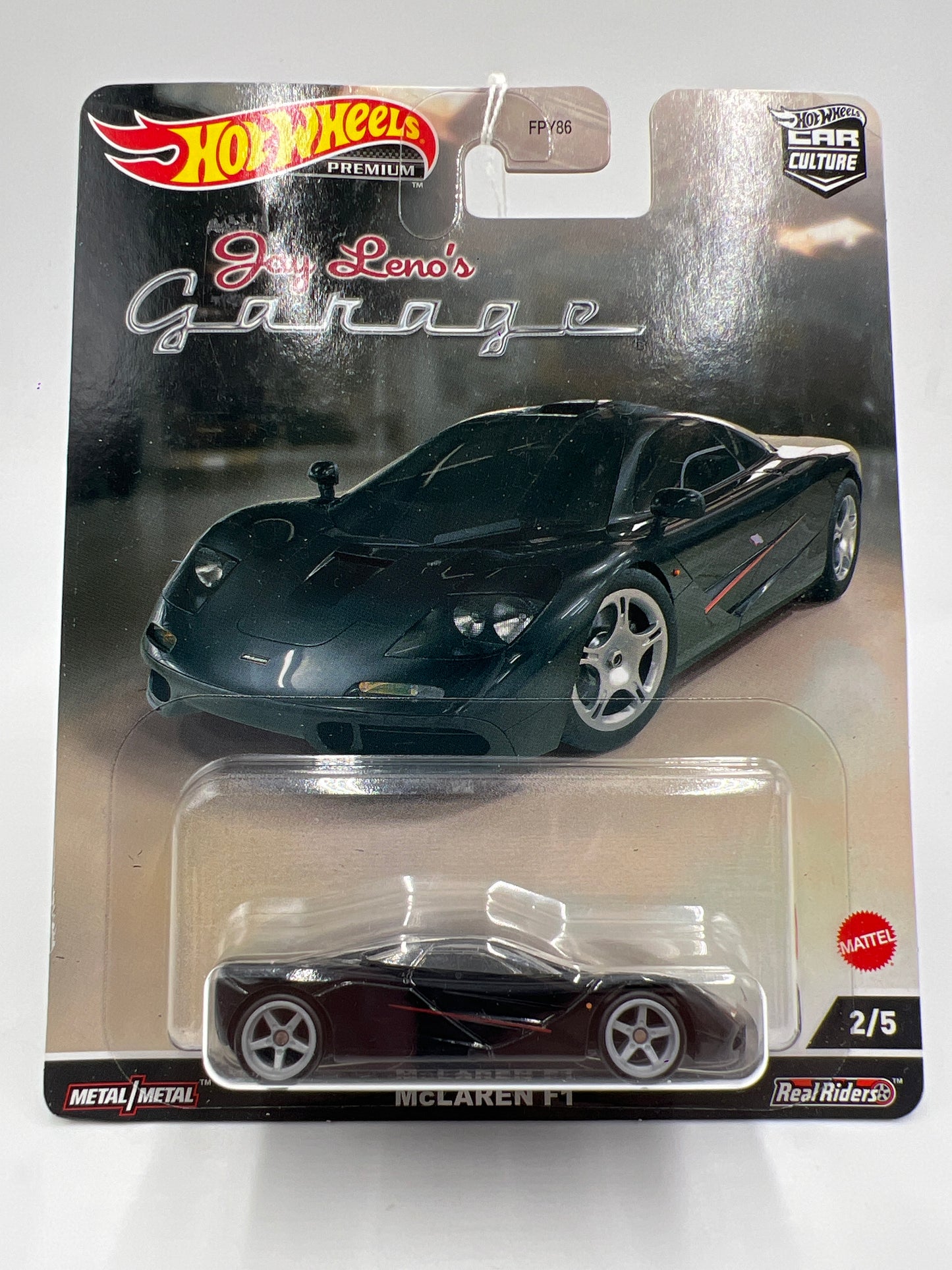 Hot Wheels Car Culture Jay Lenos Garage #2 McLaren F1 Black 254H